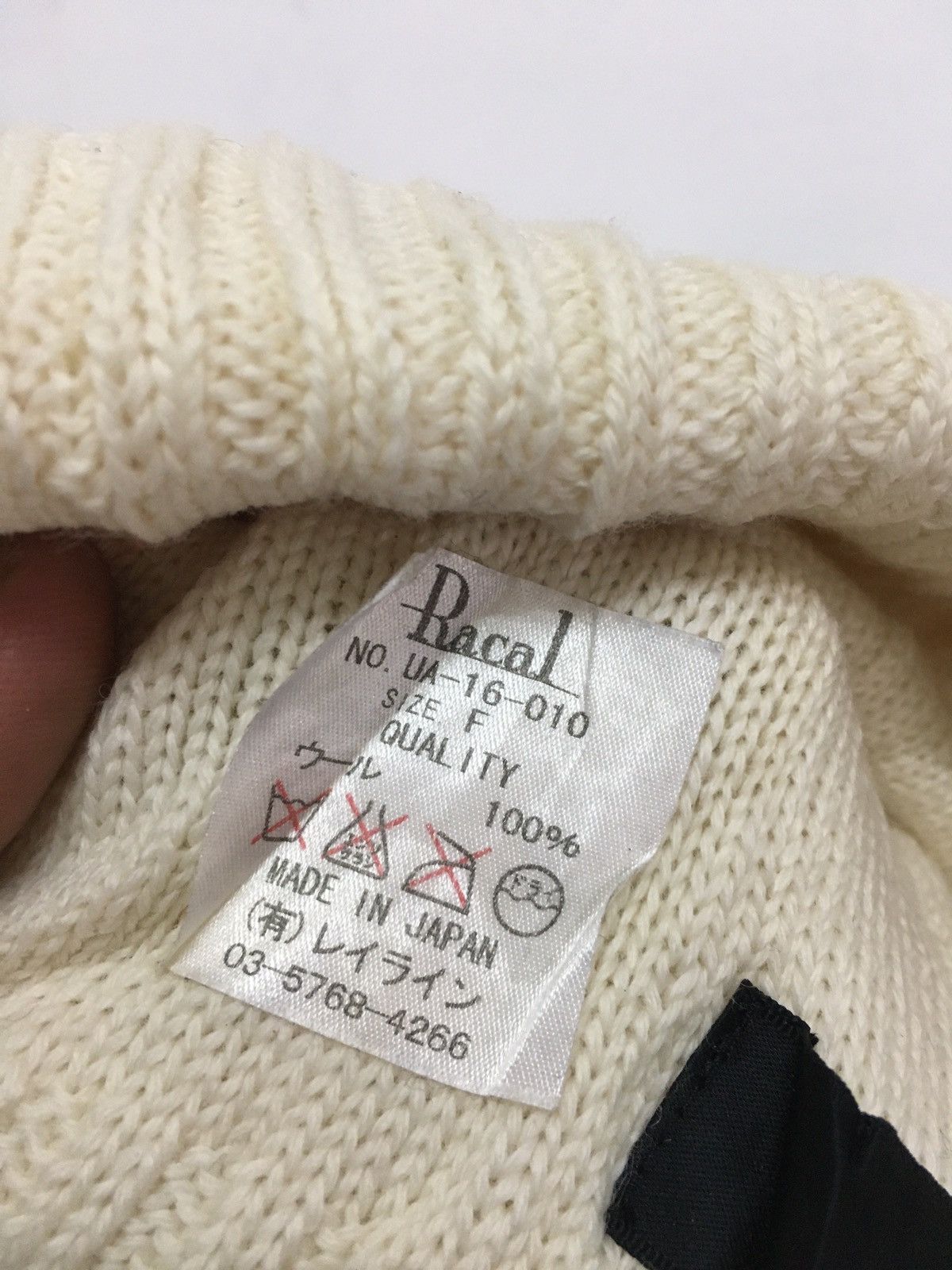 Other × Vintage 🔥RARE🔥vintage Distressed Racal Beanie Japan Made Size ONE SIZE - 9 Thumbnail