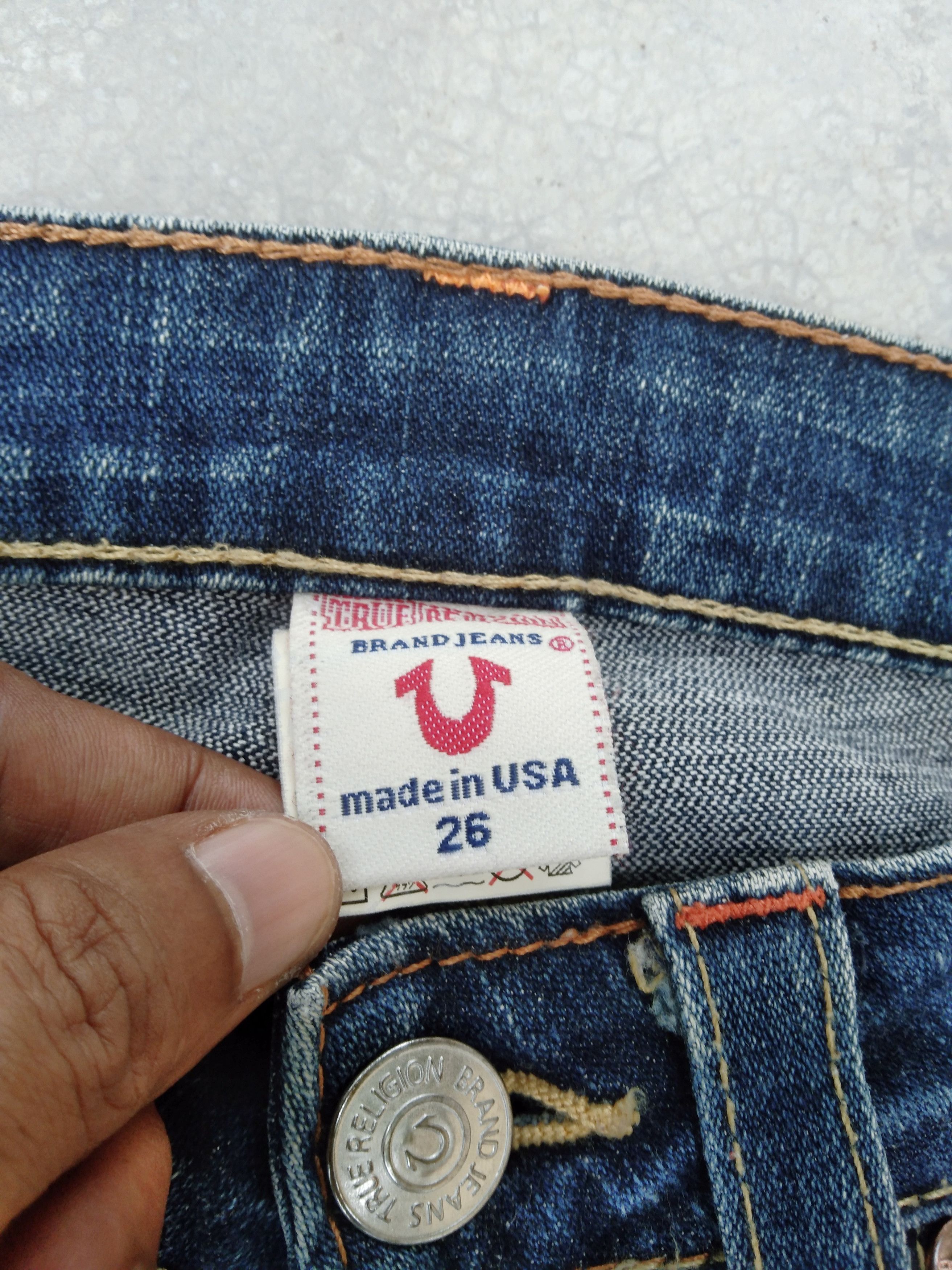 True Religion Vintage True Religion Flared Jeans Made In USA 26x30 Size US 26 / EU 42 - 7 Thumbnail