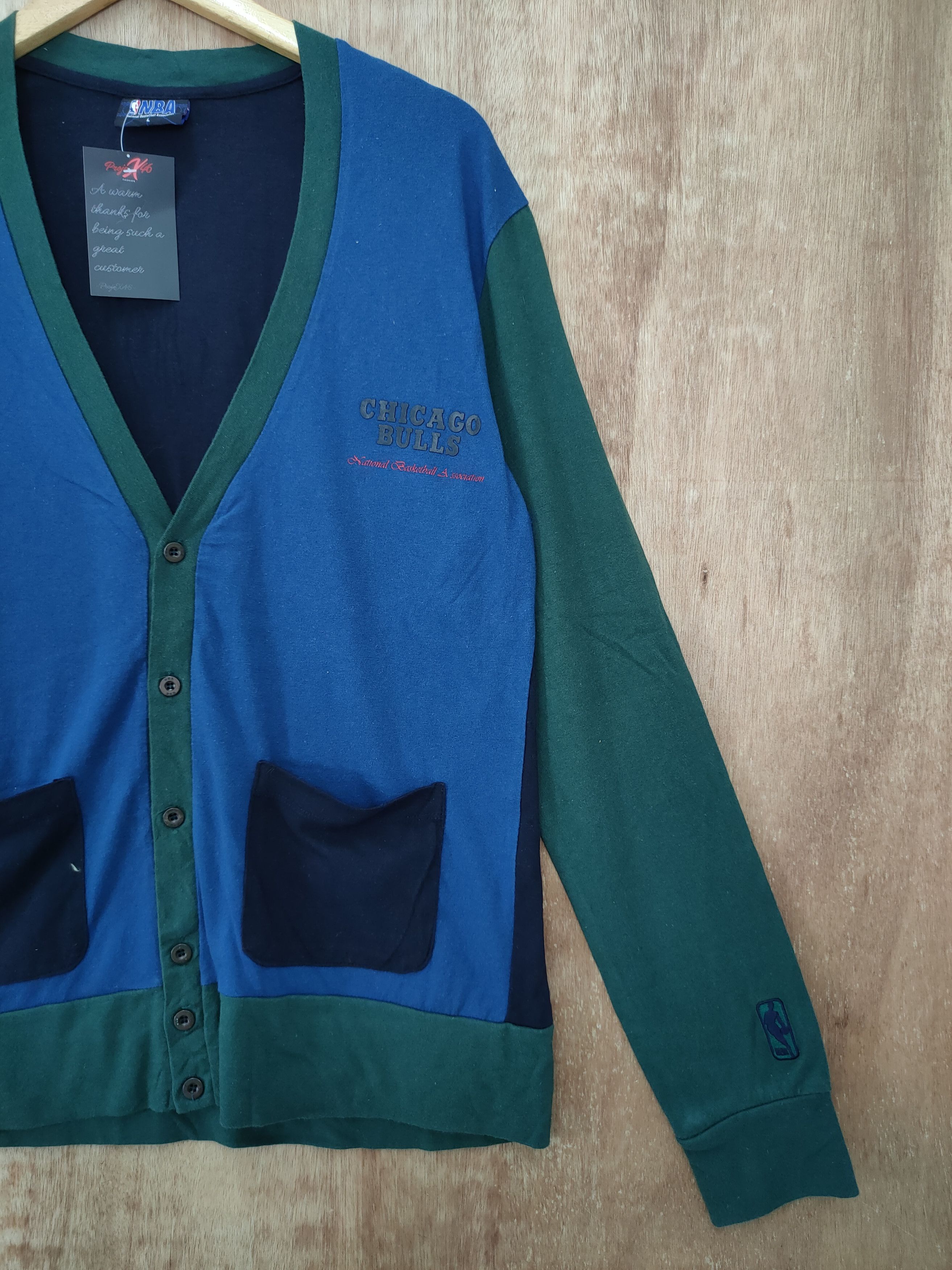 NBA chicago bulls NBA cardigan blue green #46-108DLL Size US M / EU 48-50 / 2 - 3 Thumbnail