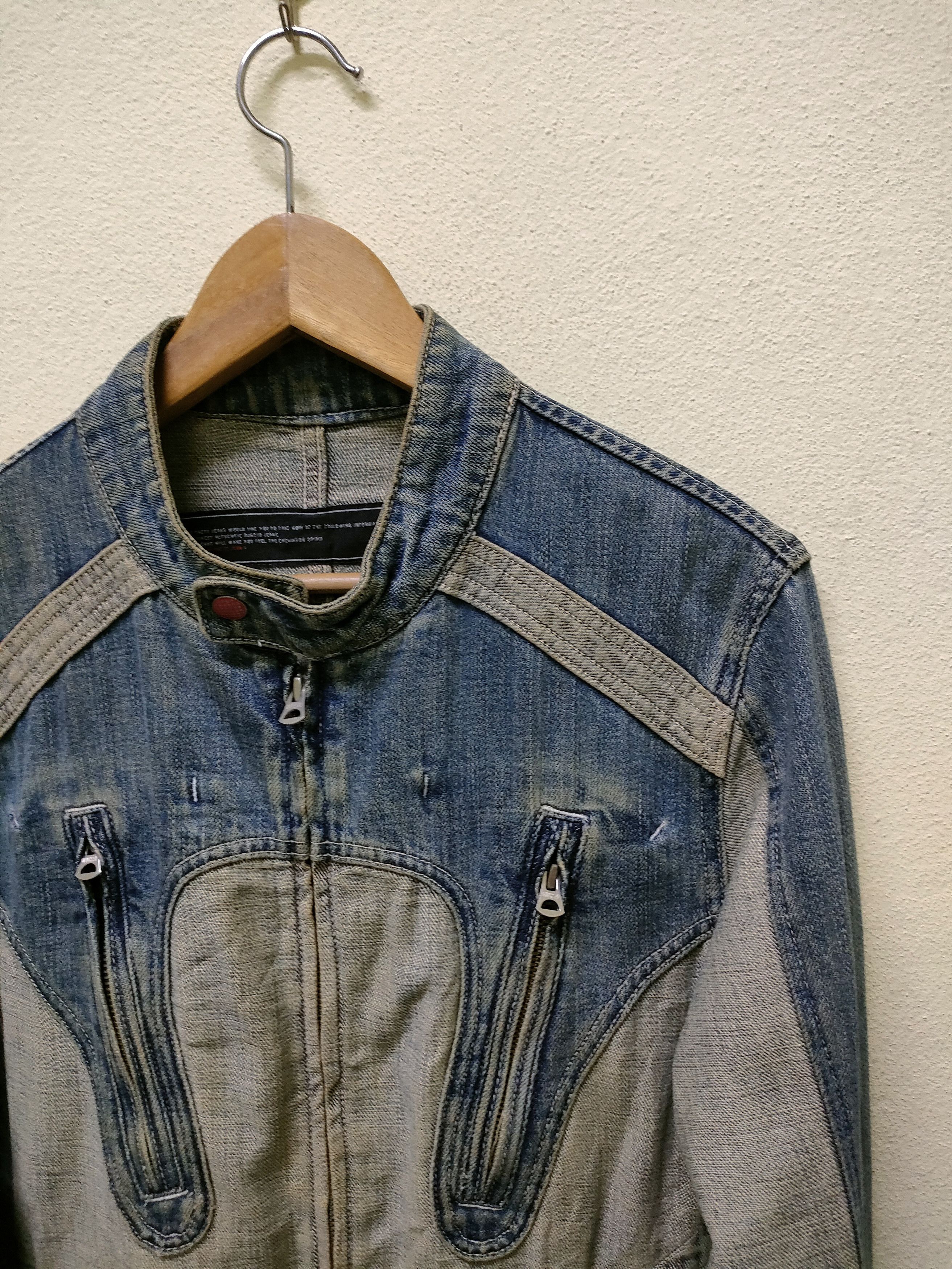 Chevignon 🔥Steals 🔥Chevignon Biker Denim Jacket Size US M / EU 48-50 / 2 - 5 Thumbnail