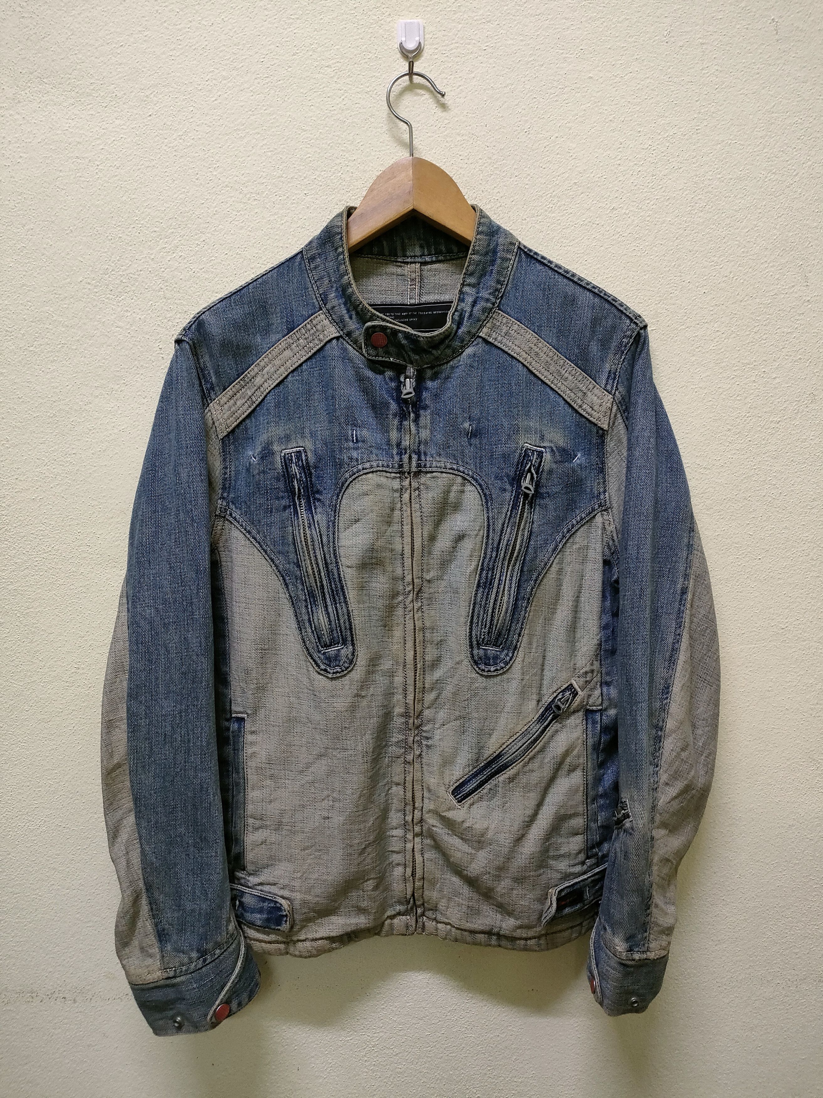 Chevignon 🔥Steals 🔥Chevignon Biker Denim Jacket Size US M / EU 48-50 / 2 - 1 Thumbnail
