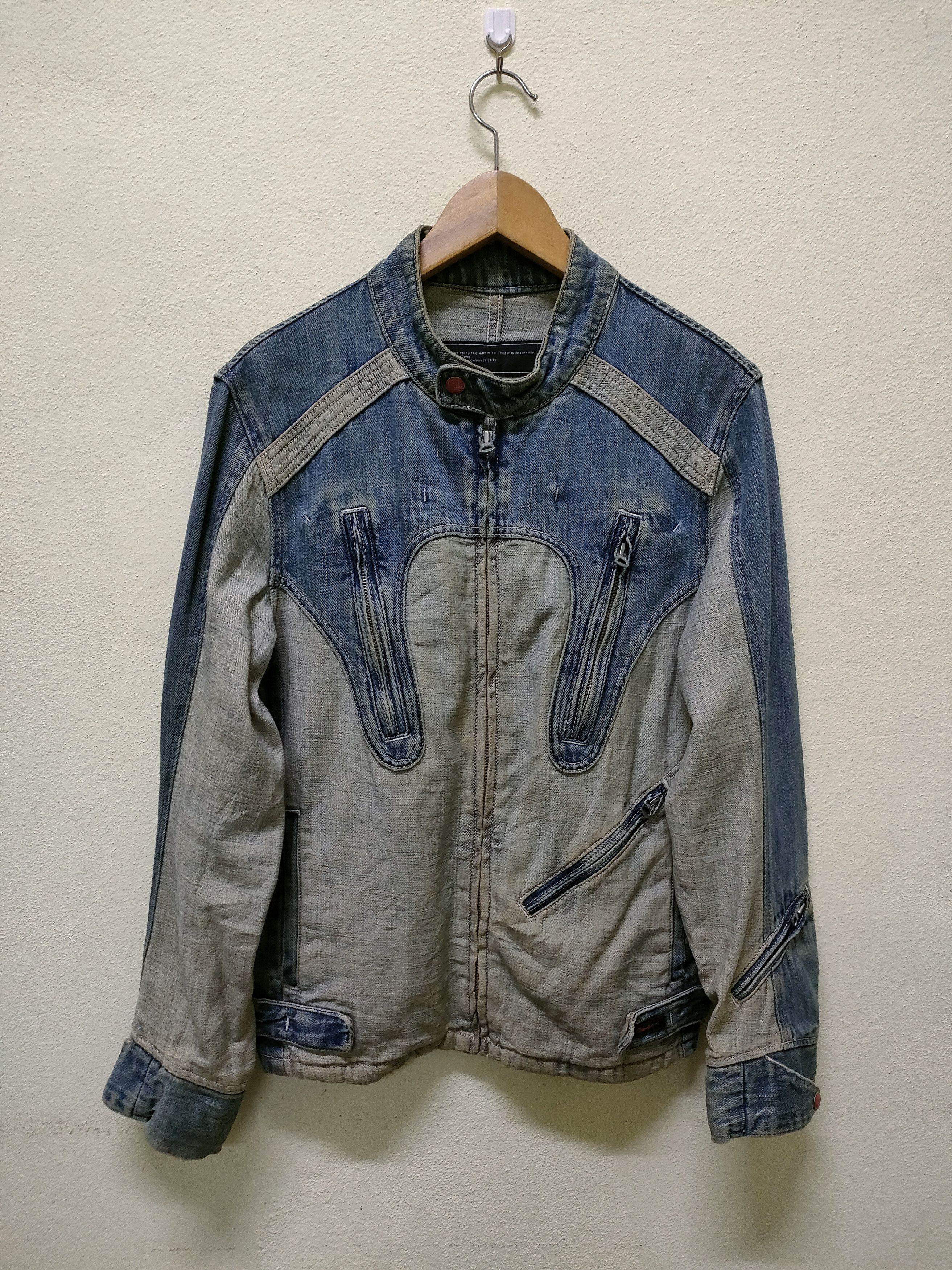 Chevignon 🔥Steals 🔥Chevignon Biker Denim Jacket Size US M / EU 48-50 / 2 - 8 Thumbnail