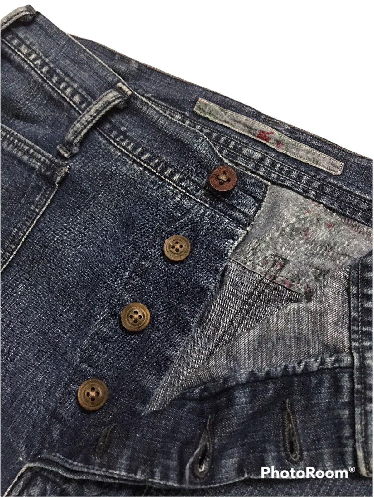 45rpm 💥Vintage 45rpm Indigo Blue Wide Pant Size 30" / US 8 / IT 44 - 3 Thumbnail
