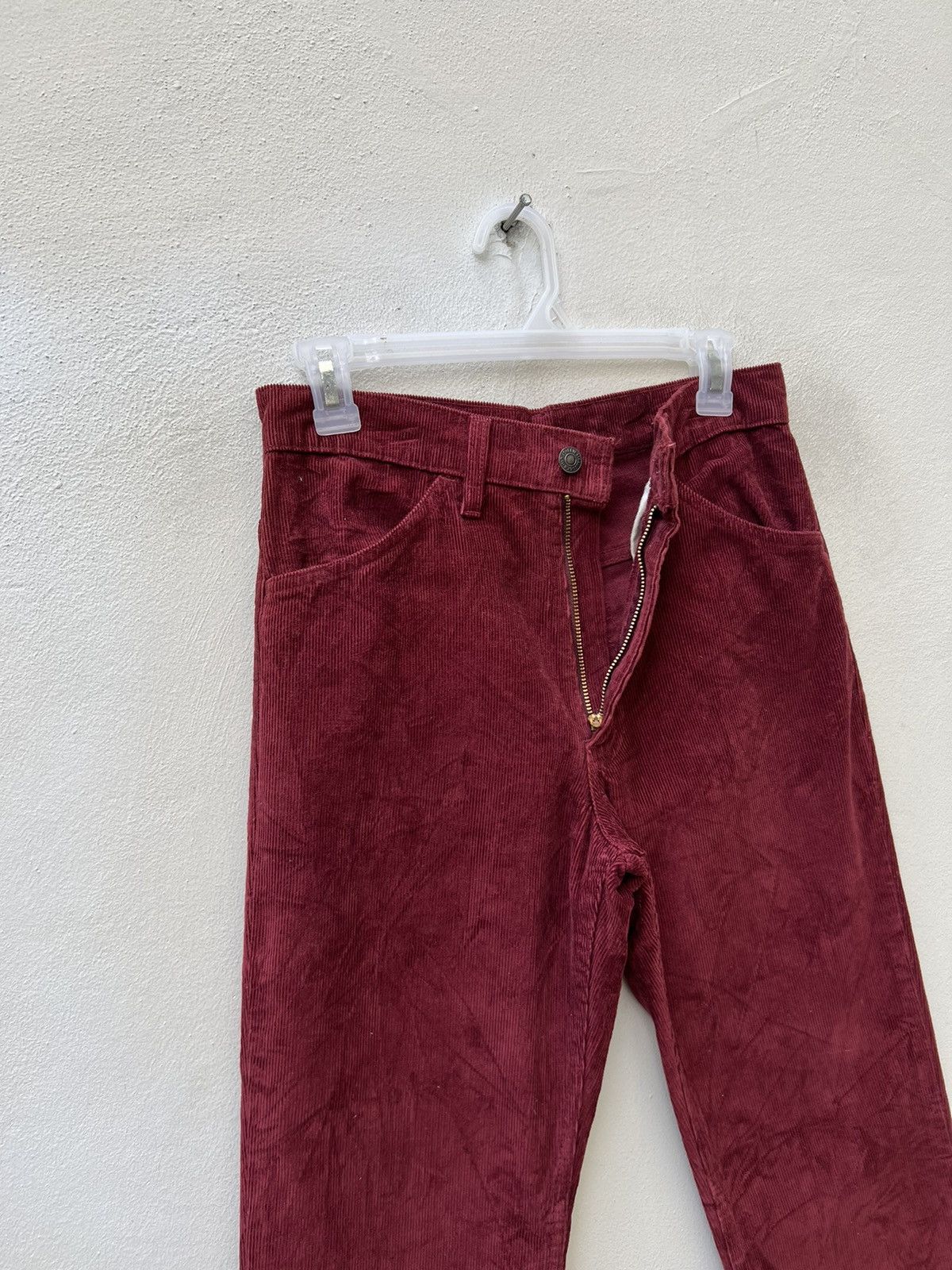 Levi's Vintage 1999 Levi’s 646 Maroon Corduroy Bootcut Jeans Size US 29 - 5 Thumbnail