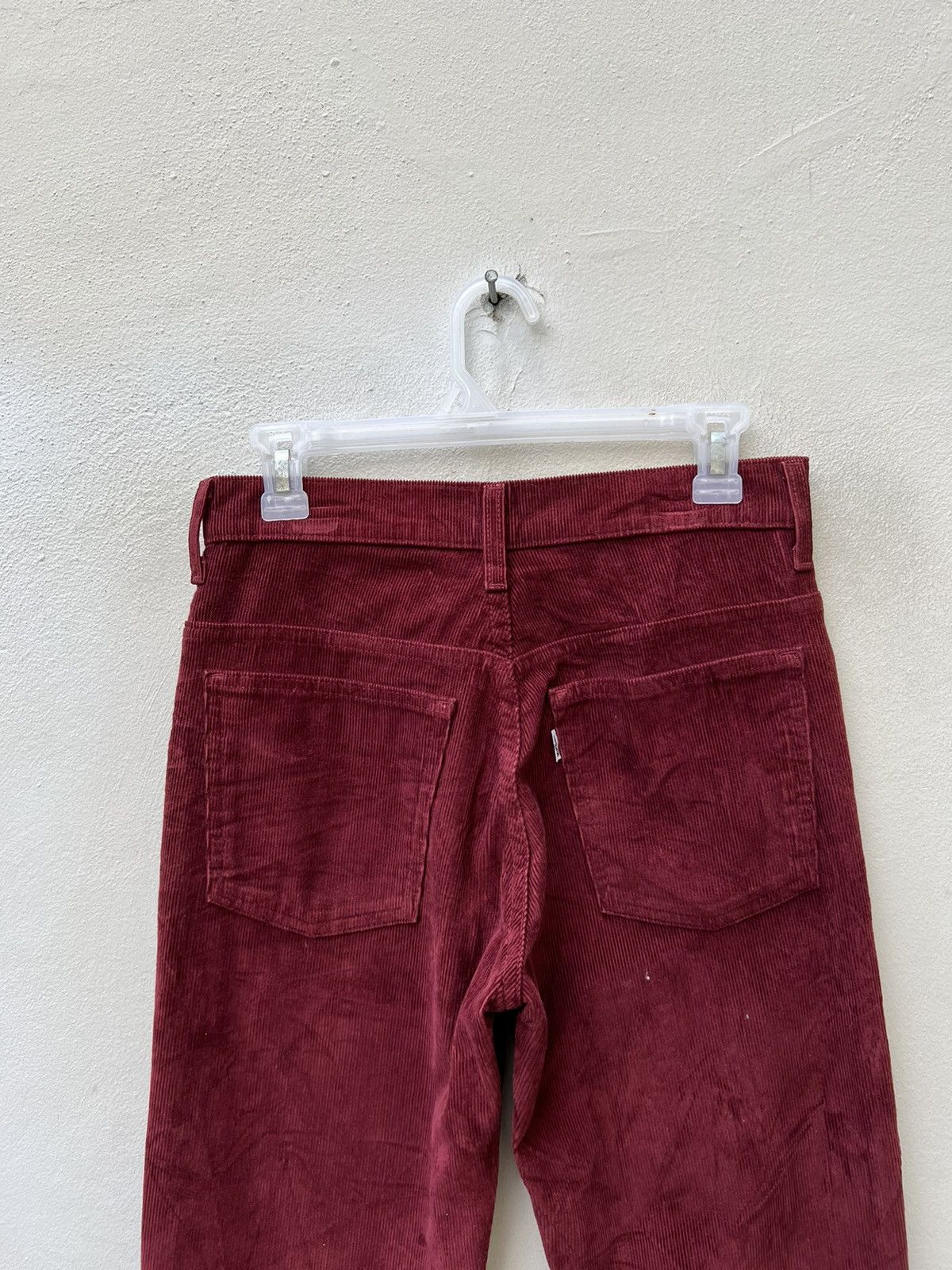 Levi's Vintage 1999 Levi’s 646 Maroon Corduroy Bootcut Jeans Size US 29 - 10 Thumbnail