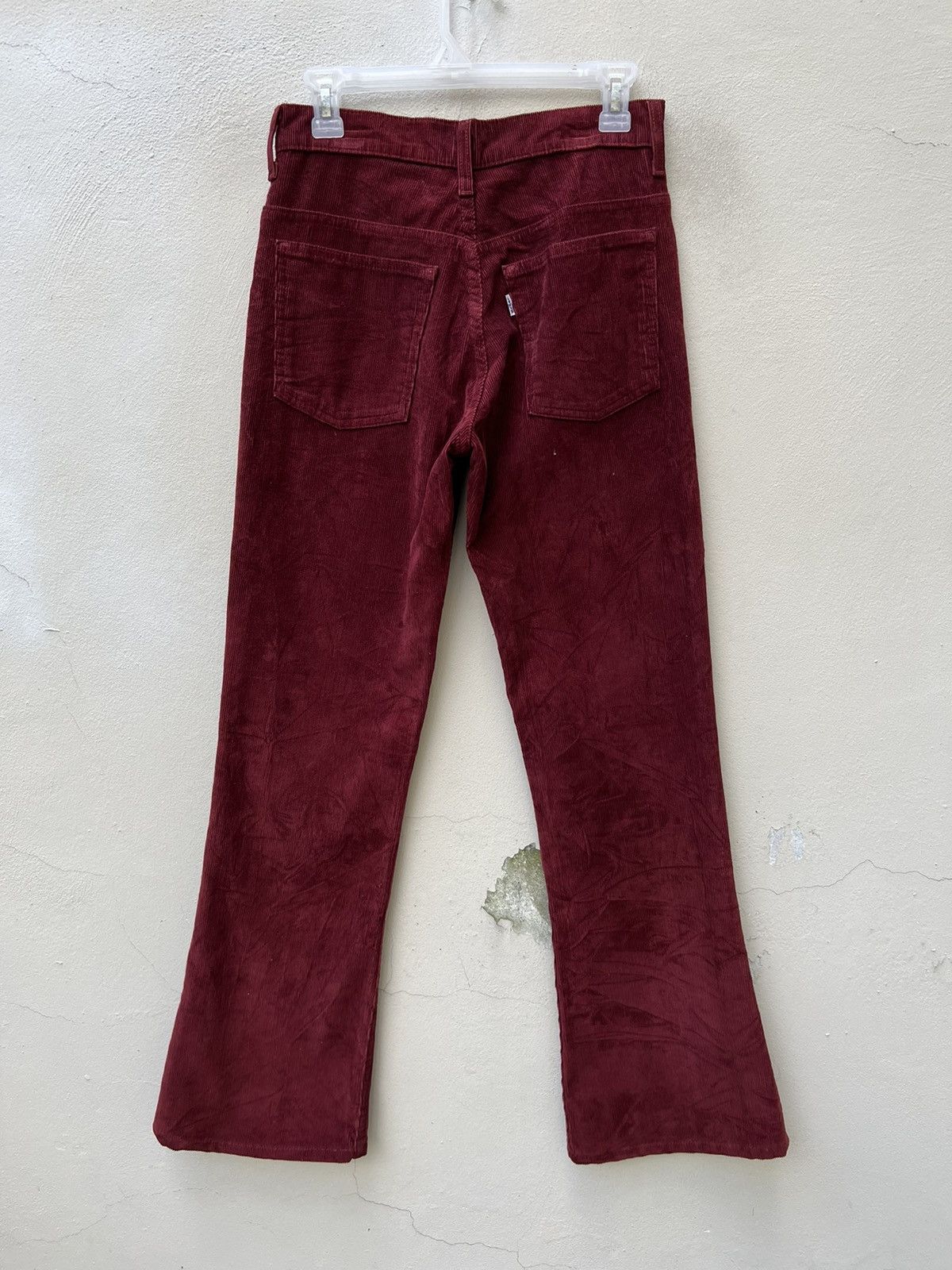 Levi's Vintage 1999 Levi’s 646 Maroon Corduroy Bootcut Jeans Size US 29 - 9 Thumbnail
