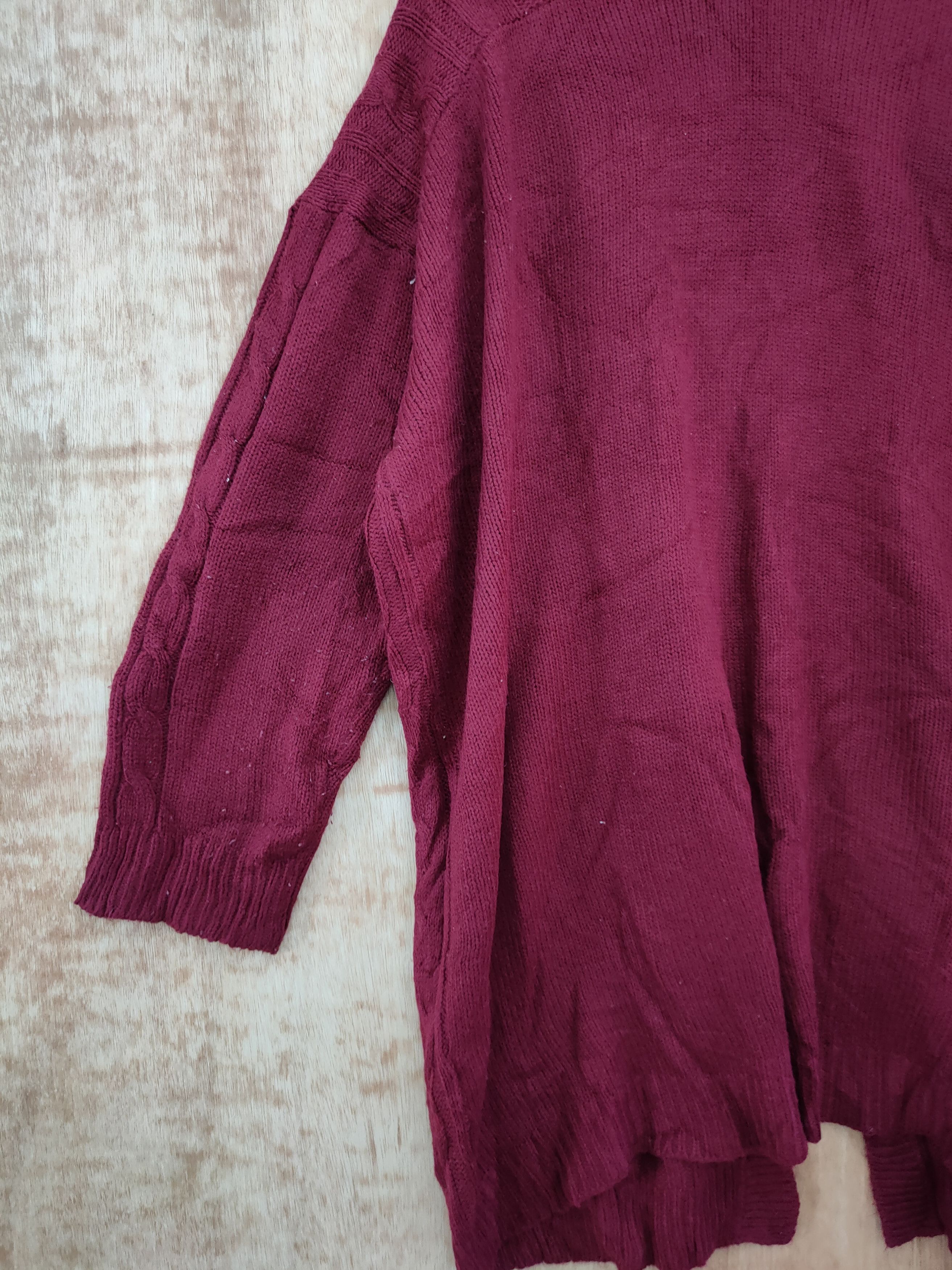 Aran Isles Knitwear × Japanese Brand Vivere aran isle knitwear cardigan cable knit #46-071 Size XL / US 12-14 / IT 48-50 - 8 Thumbnail