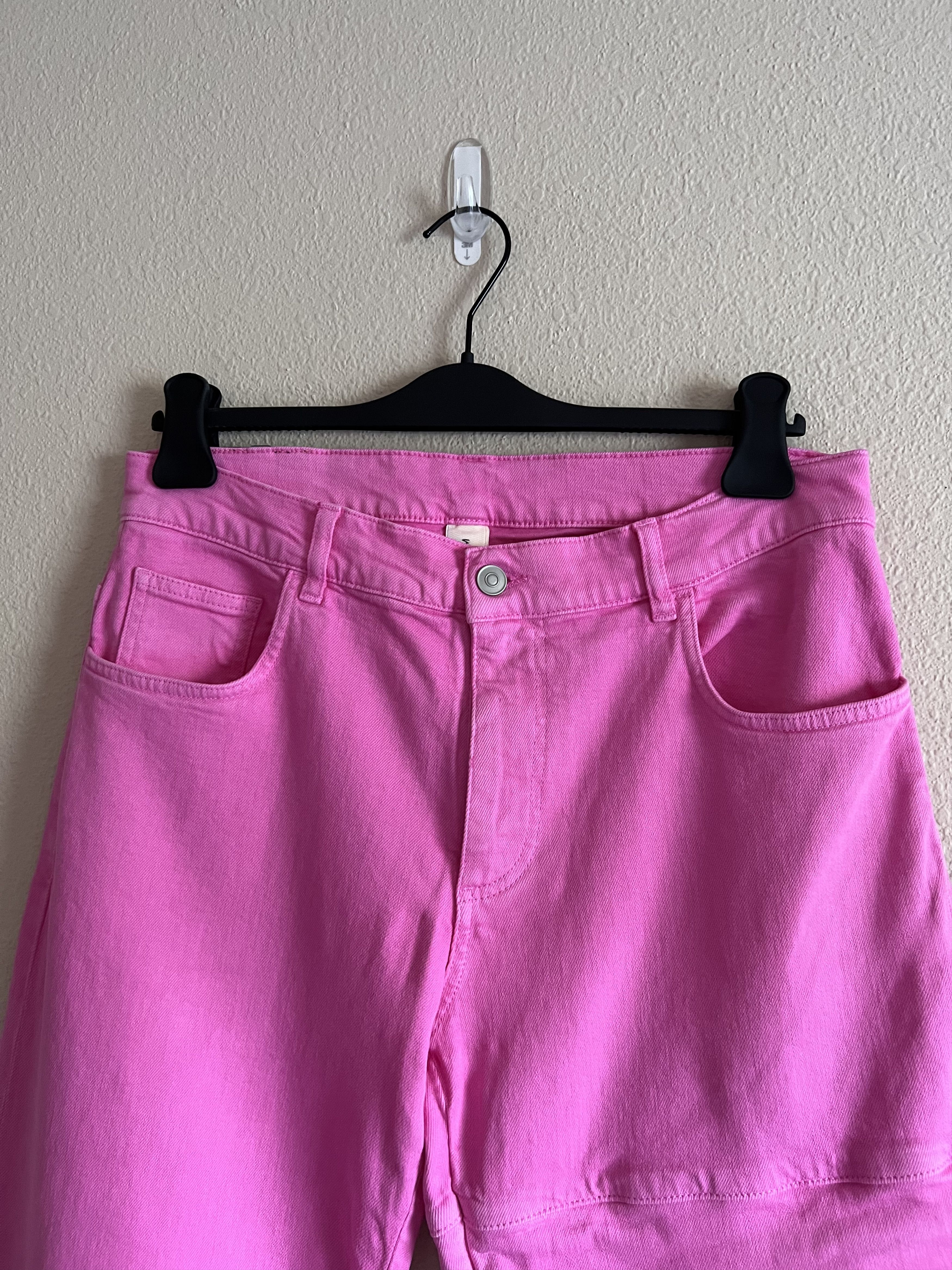 1017 ALYX 9SM 1017 Alyx 9SM Oversized Denim Cargo Jeans in Pink Size US 33 - 2 Thumbnail