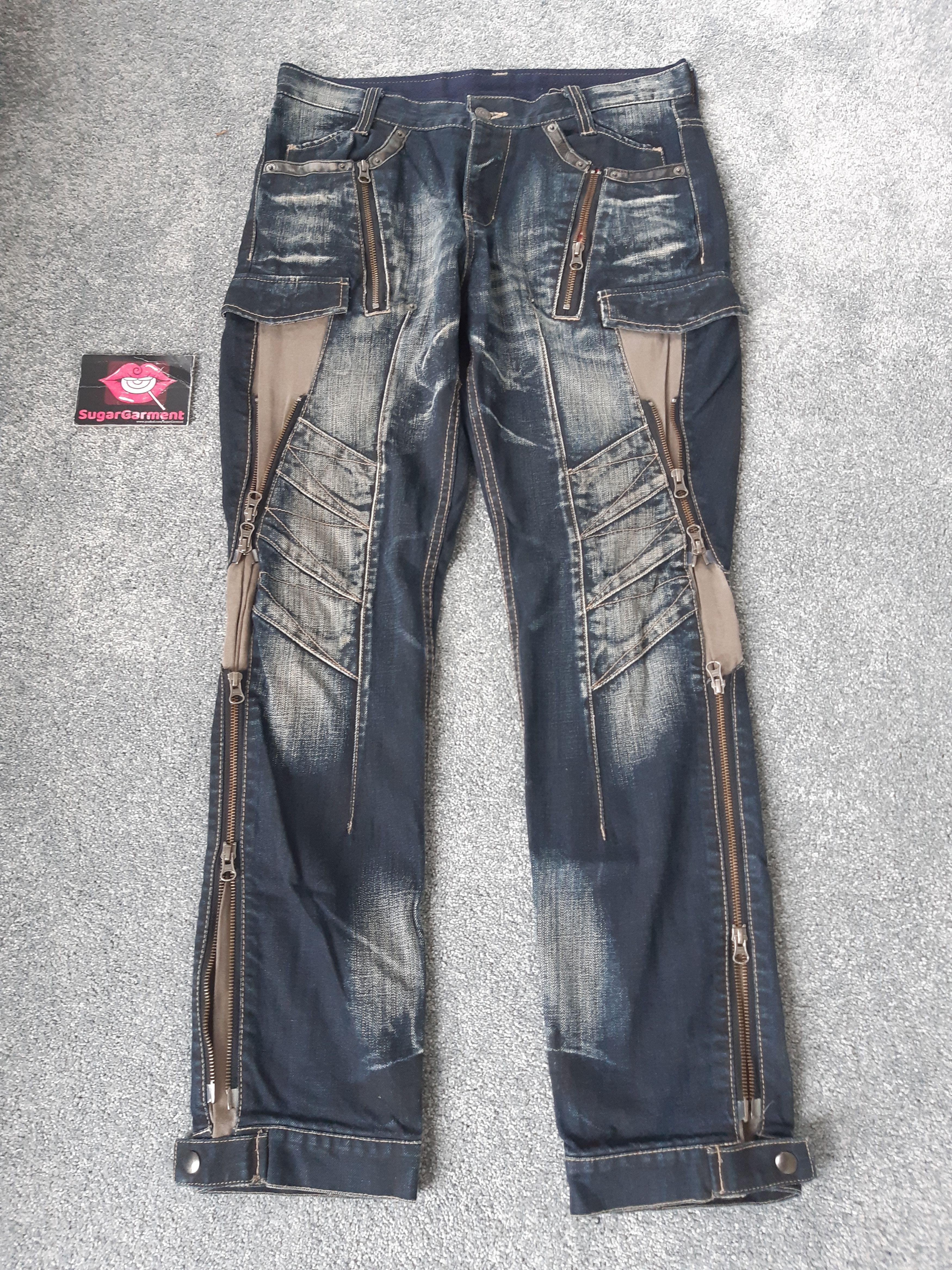Japanese Jeans Bondage Zipper PPFM