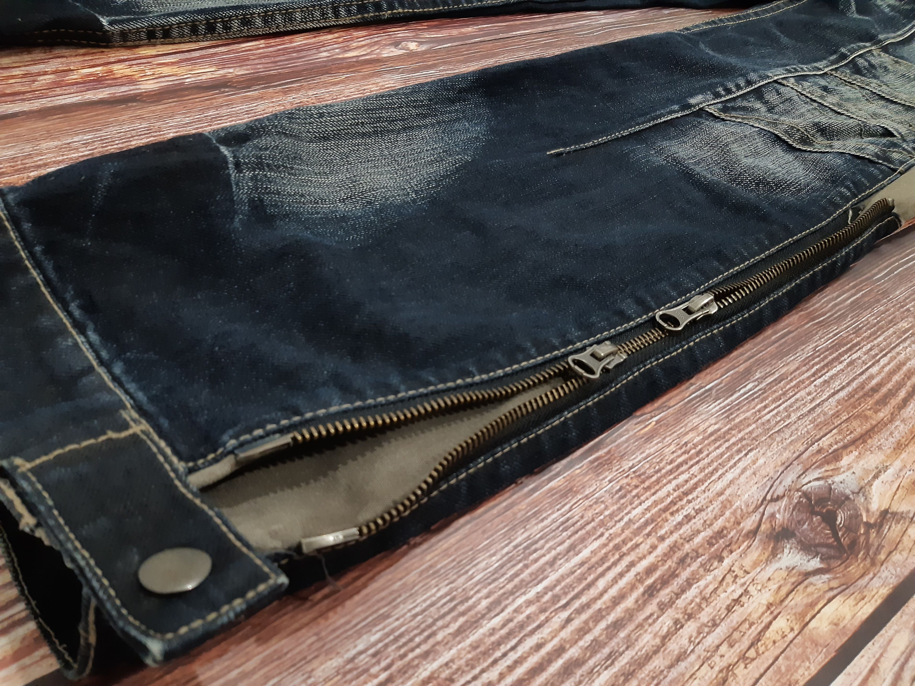 Japanese Brand × Vintage Japanese Jeans Bondage Zipper PPFM Size US 32 / EU 48 - 4 Thumbnail