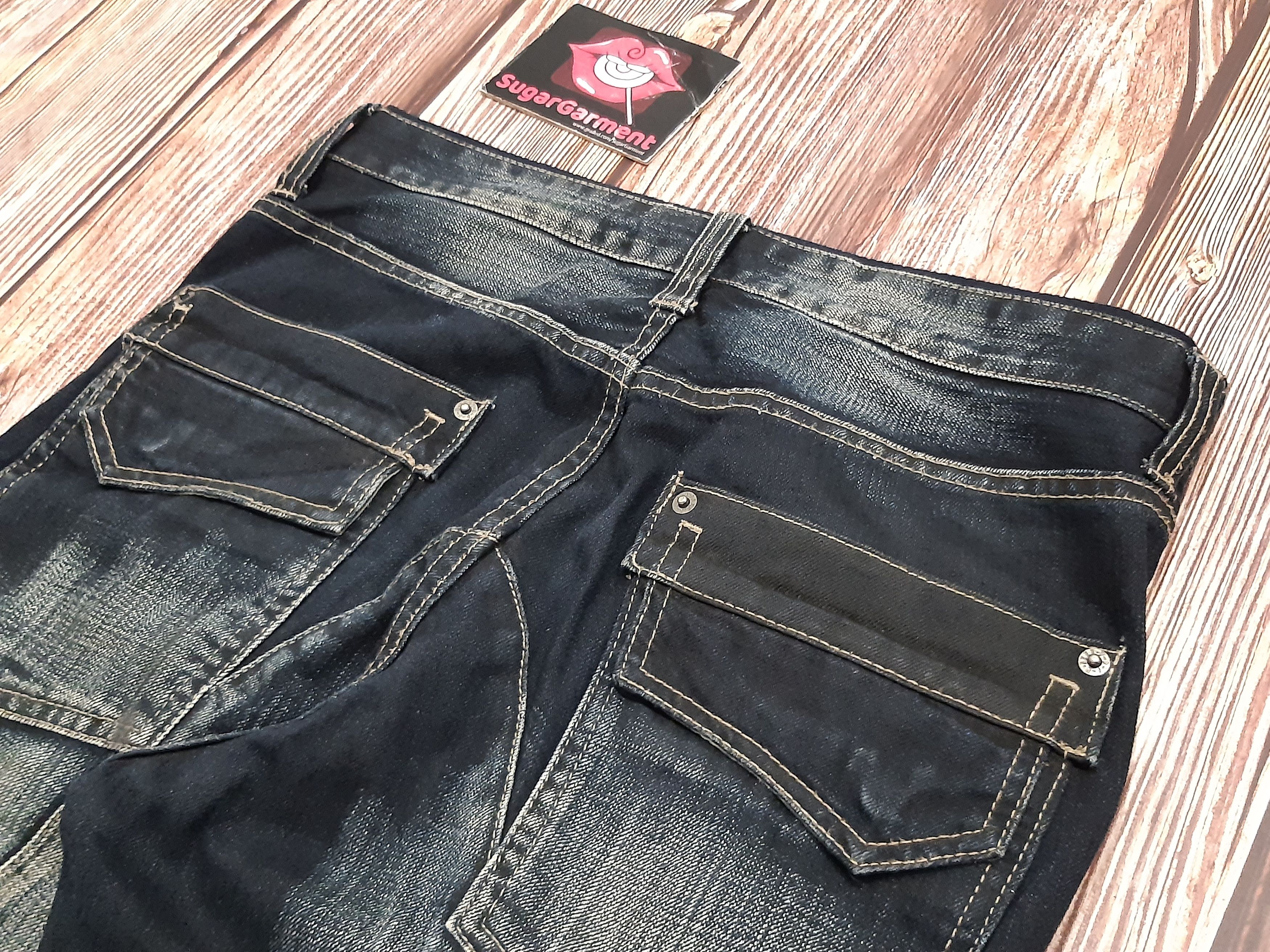 Japanese Brand × Vintage Japanese Jeans Bondage Zipper PPFM Size US 32 / EU 48 - 10 Thumbnail