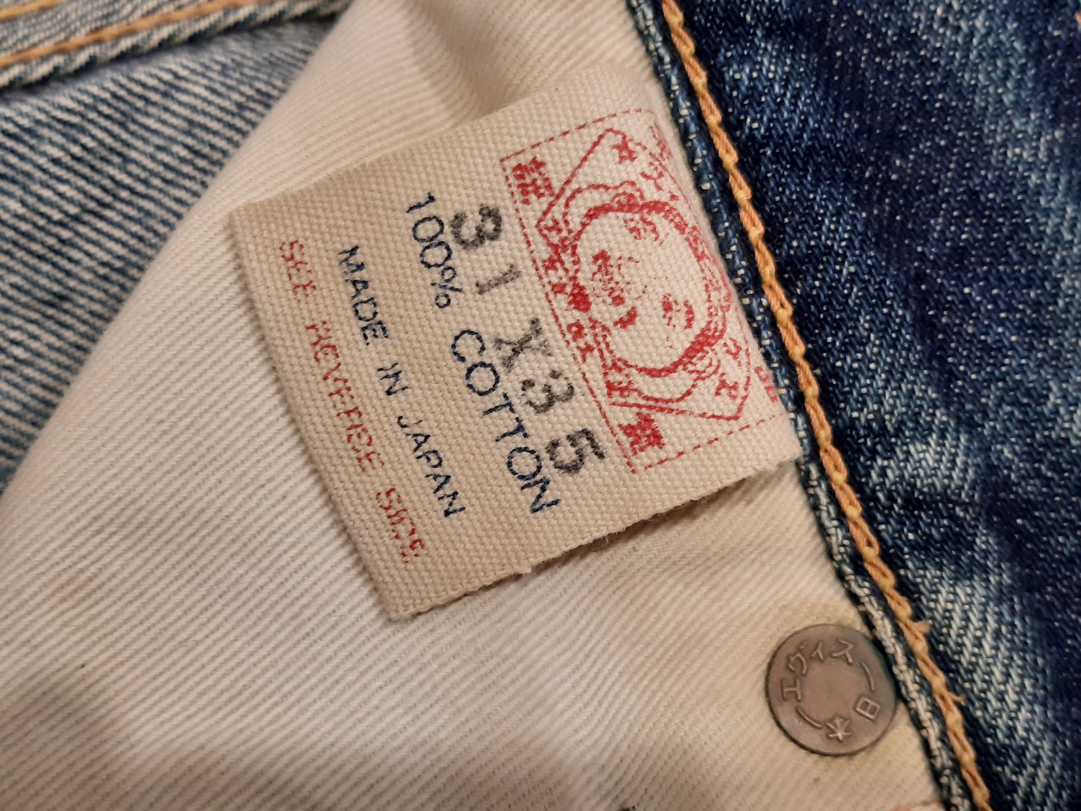 Evisu EVISU DAICOCK Jeans Vintage Distressed Size US 31 - 14 Thumbnail