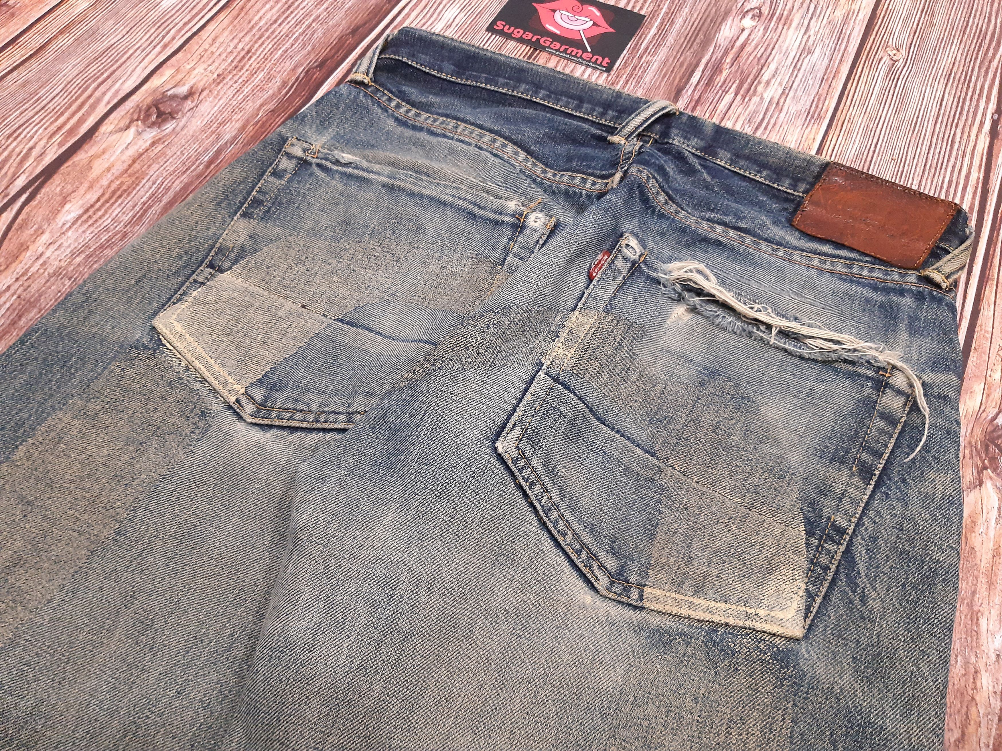 Evisu EVISU DAICOCK Jeans Vintage Distressed Size US 31 - 17 Thumbnail