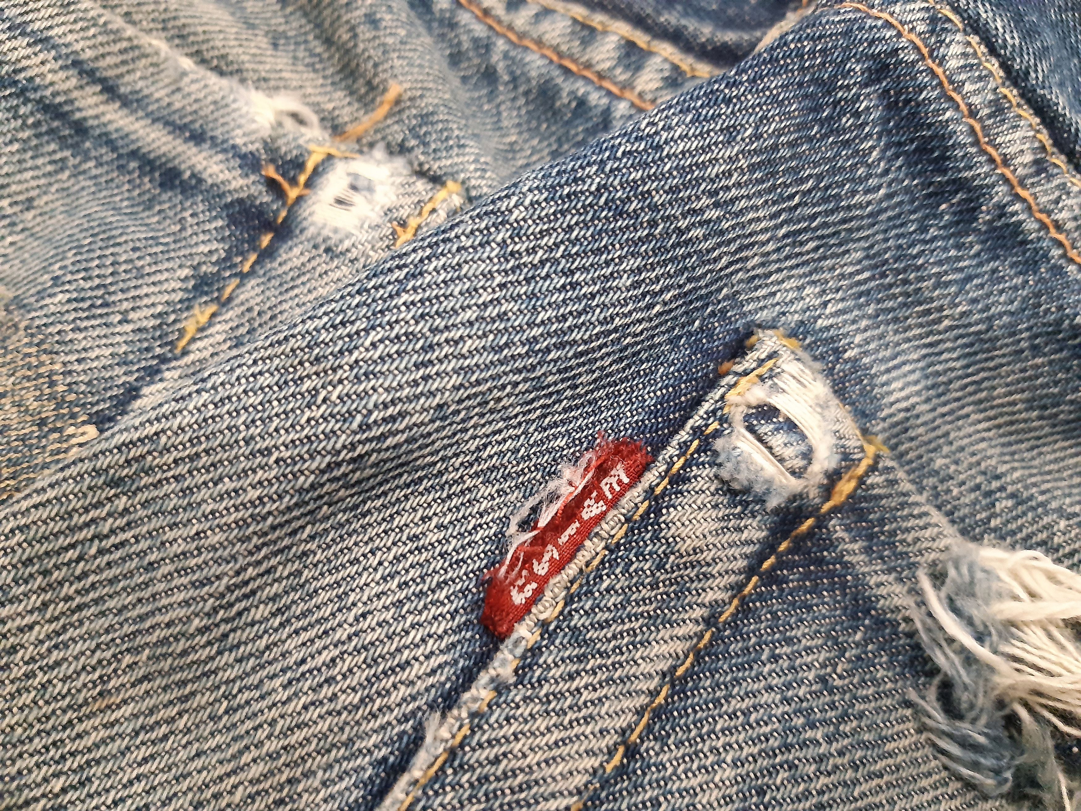 Evisu EVISU DAICOCK Jeans Vintage Distressed Size US 31 - 19 Thumbnail