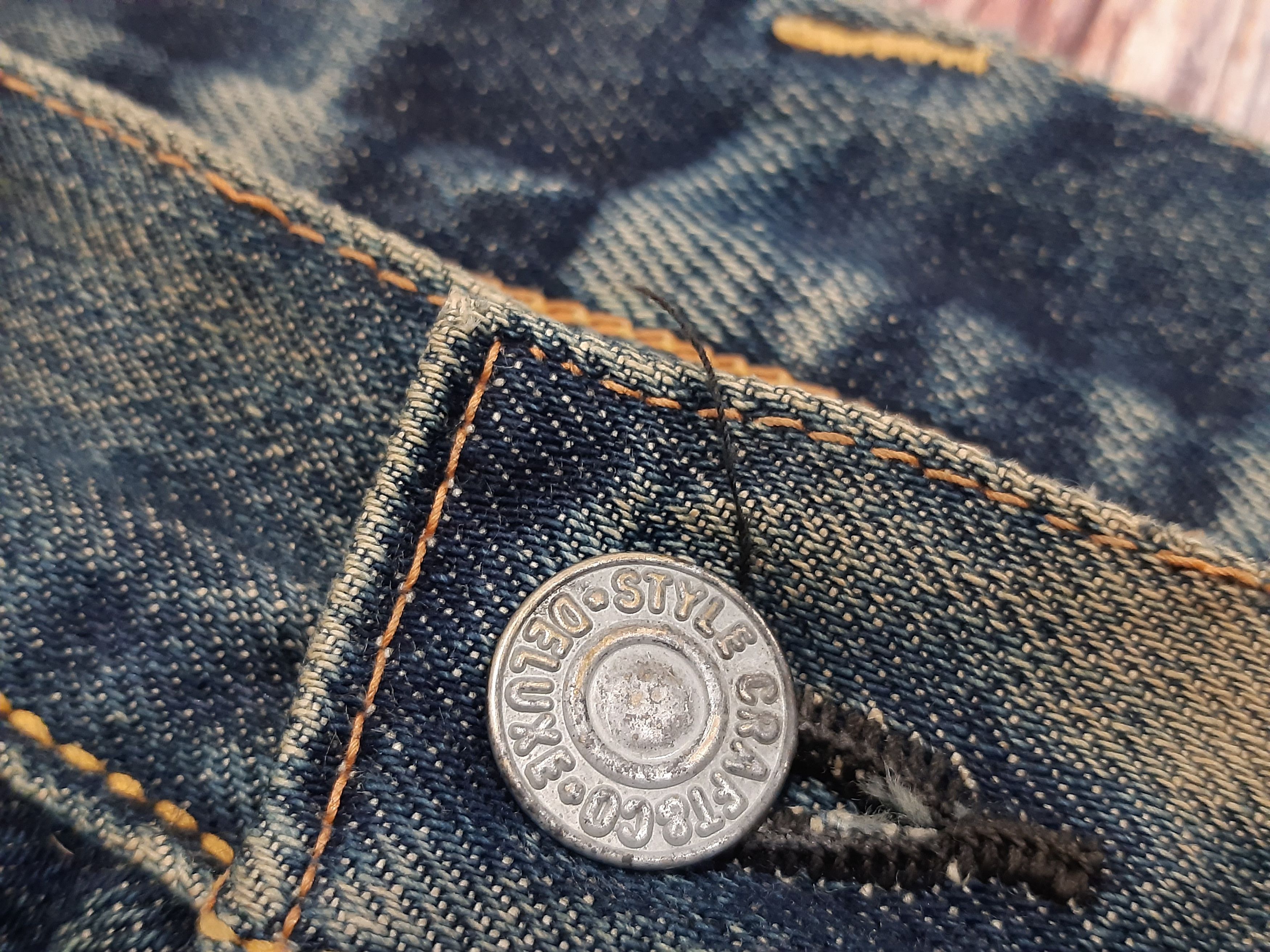 Evisu EVISU DAICOCK Jeans Vintage Distressed Size US 31 - 7 Thumbnail