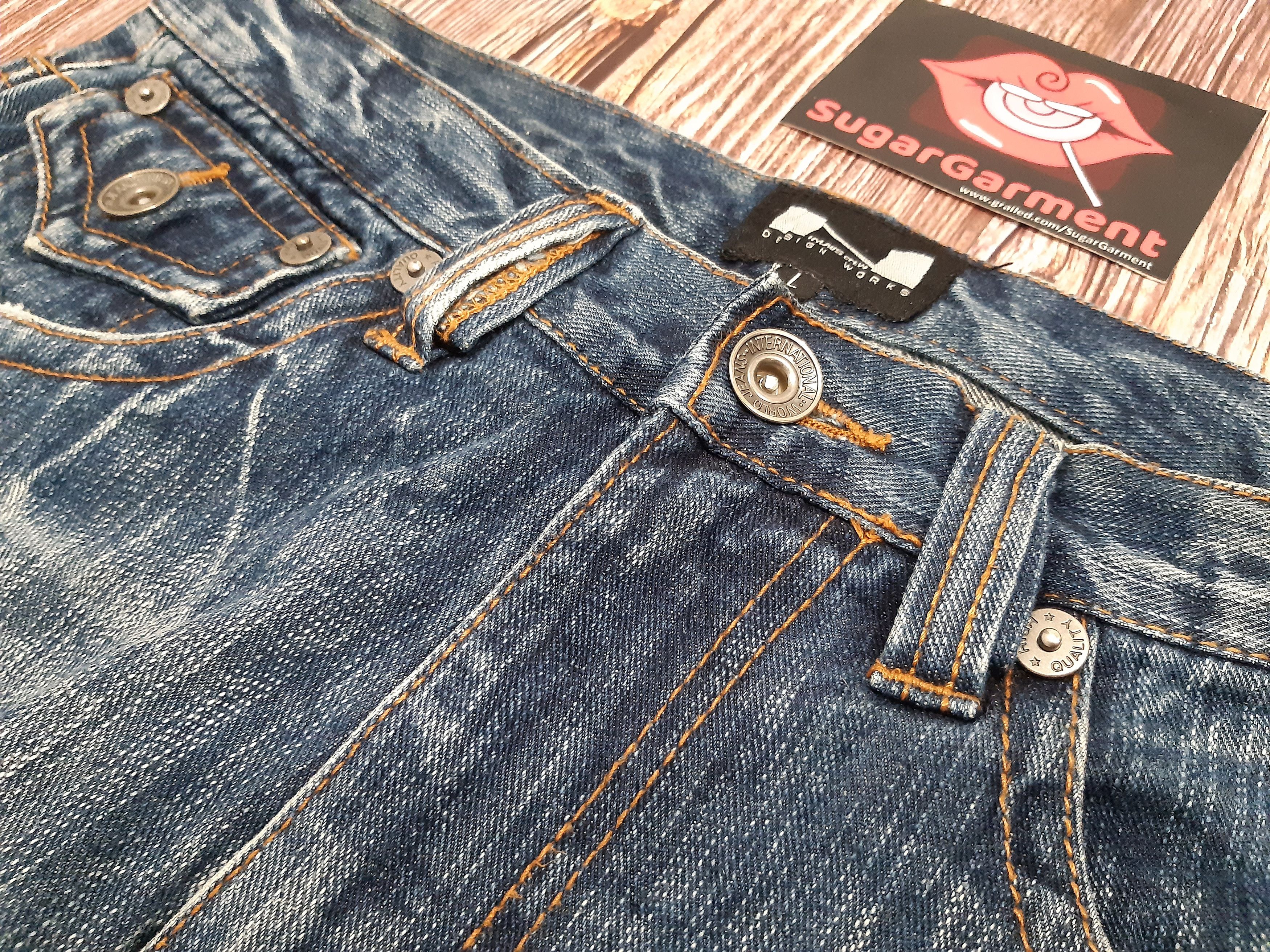 Japanese Brand Flare Bell Bottom Jeans Nylaus Japan Vintage Size US 32 / EU 48 - 5 Thumbnail