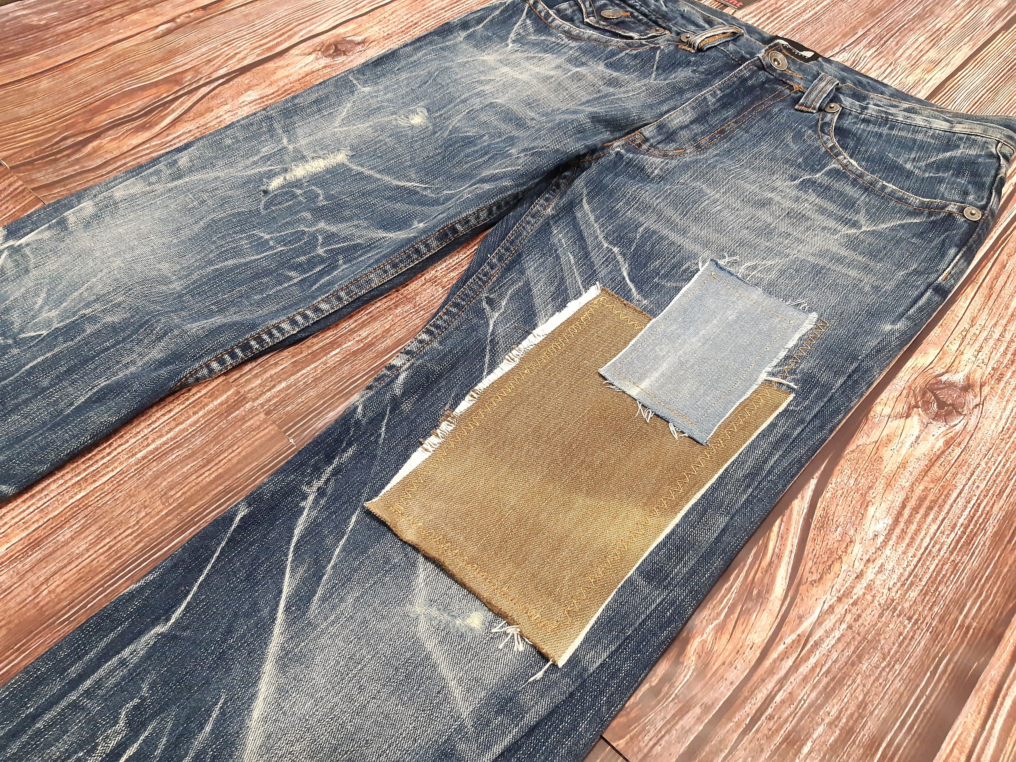 Japanese Brand Flare Bell Bottom Jeans Nylaus Japan Vintage Size US 32 / EU 48 - 3 Thumbnail