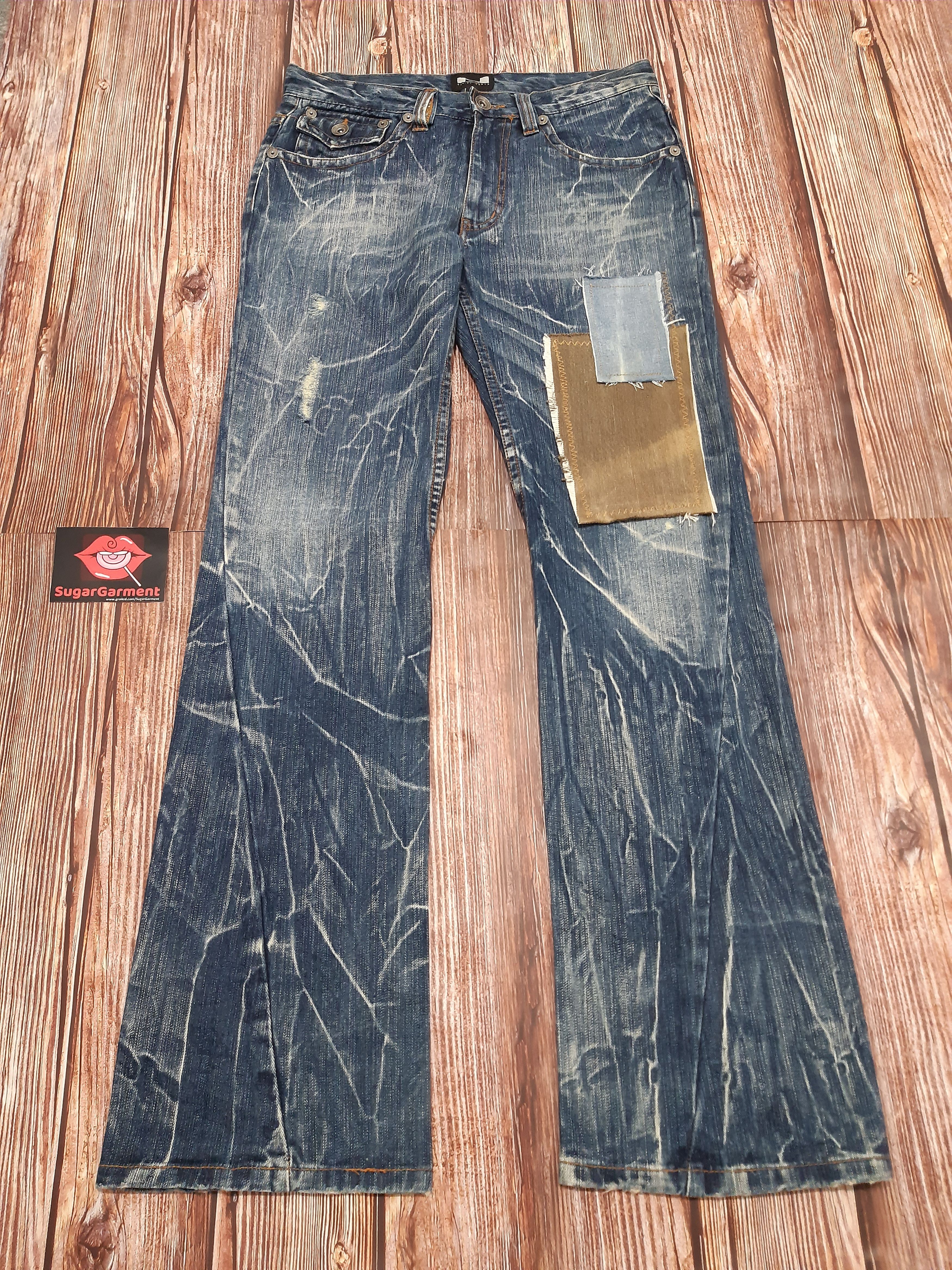 Japanese Brand Flare Bell Bottom Jeans Nylaus Japan Vintage Size US 32 / EU 48 - 1 Thumbnail