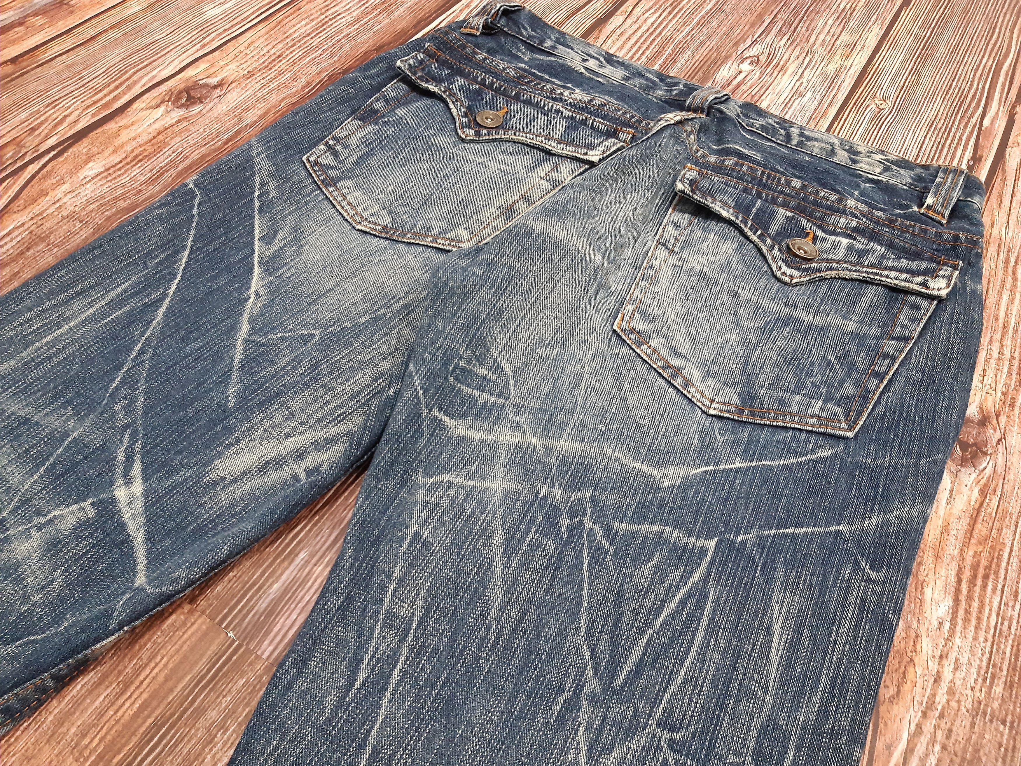 Japanese Brand Flare Bell Bottom Jeans Nylaus Japan Vintage Size US 32 / EU 48 - 9 Thumbnail