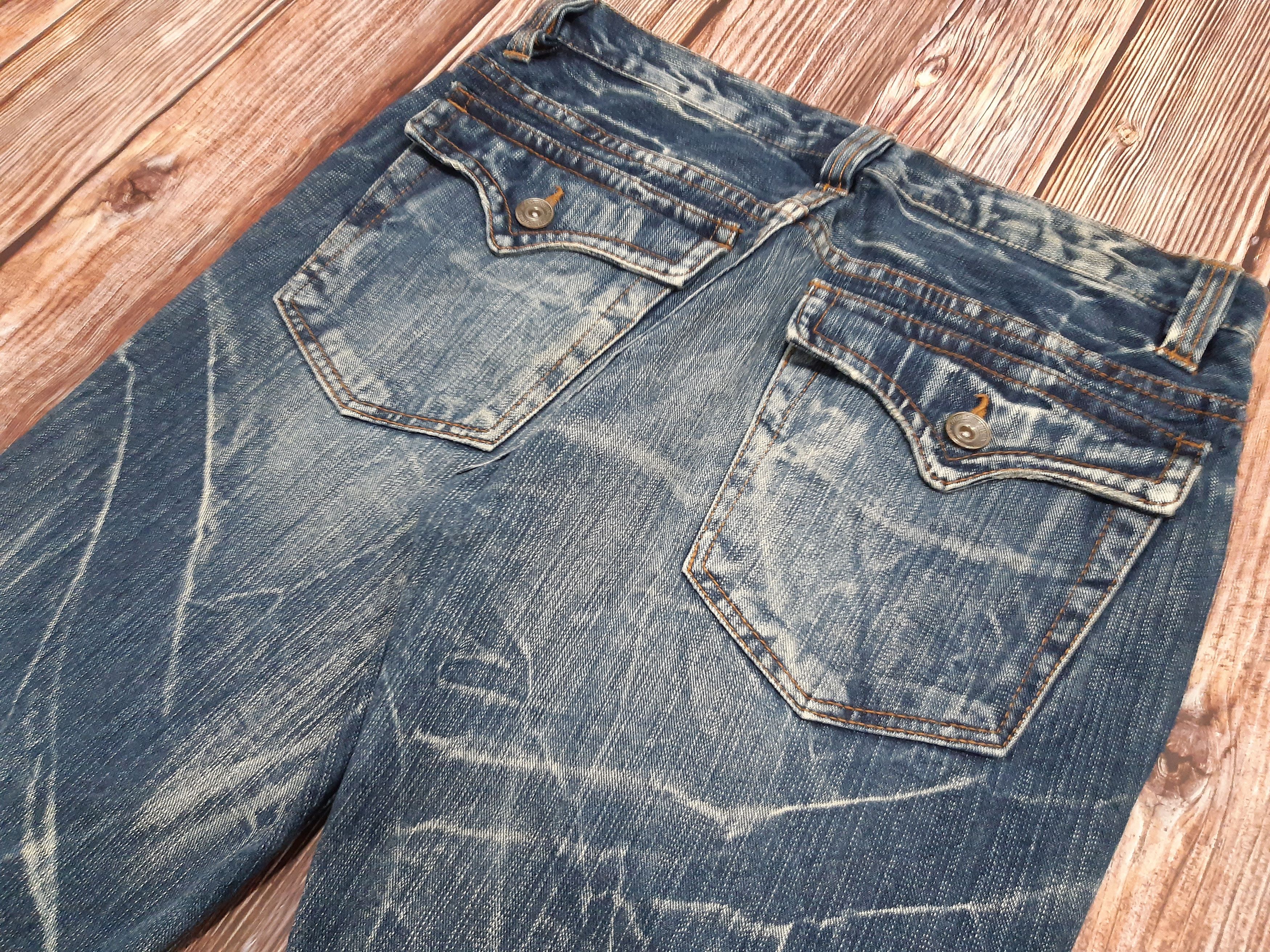 Japanese Brand Flare Bell Bottom Jeans Nylaus Japan Vintage Size US 32 / EU 48 - 10 Thumbnail