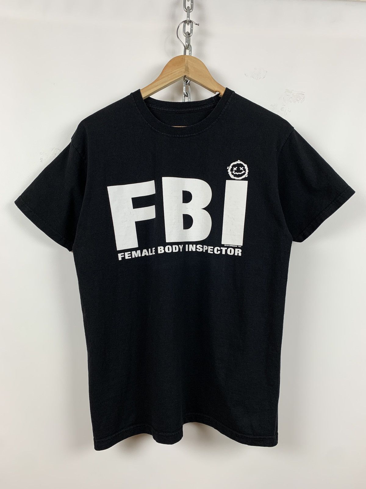 Vintage 1993 Vintage FBI Female Body Inspector Humor T-Shirt Size US M / EU 48-50 / 2 - 2 Thumbnail