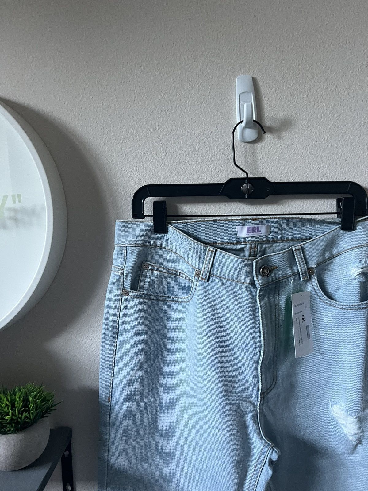 ERL ERL Flare Distressed Jeans Size US 34 / EU 50 - 2 Thumbnail