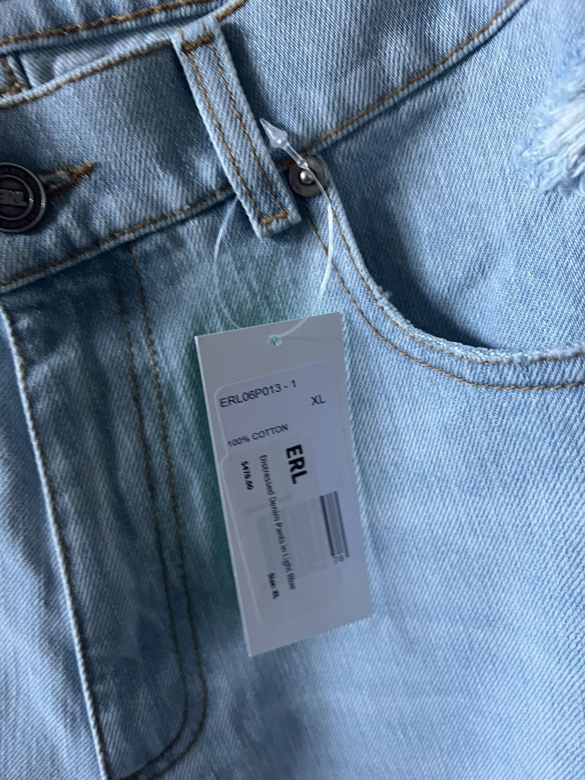 ERL ERL Flare Distressed Jeans Size US 34 / EU 50 - 11 Thumbnail