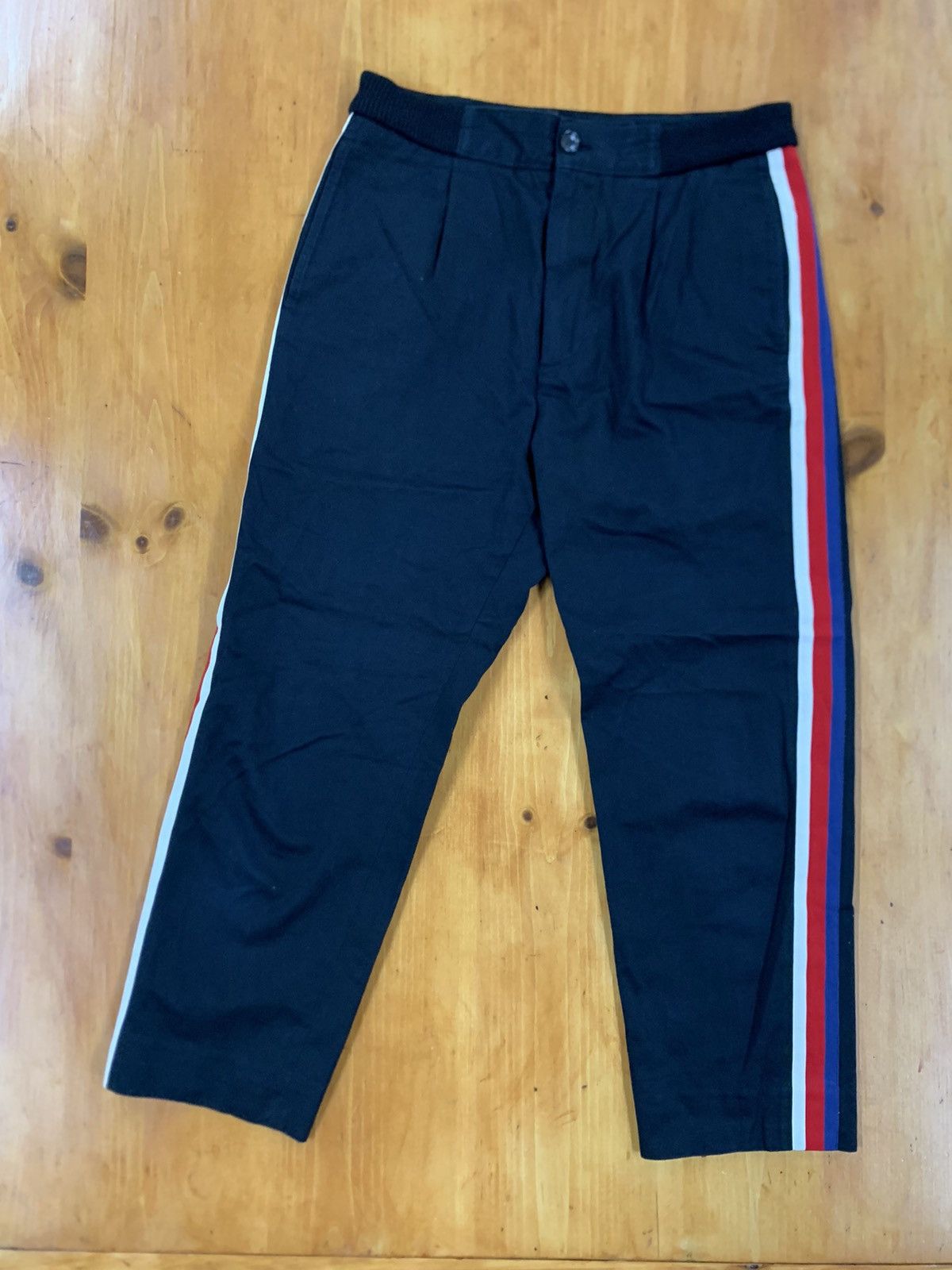 image of Gucci Side Track Chino Pants in Black, Men's (Size 30)