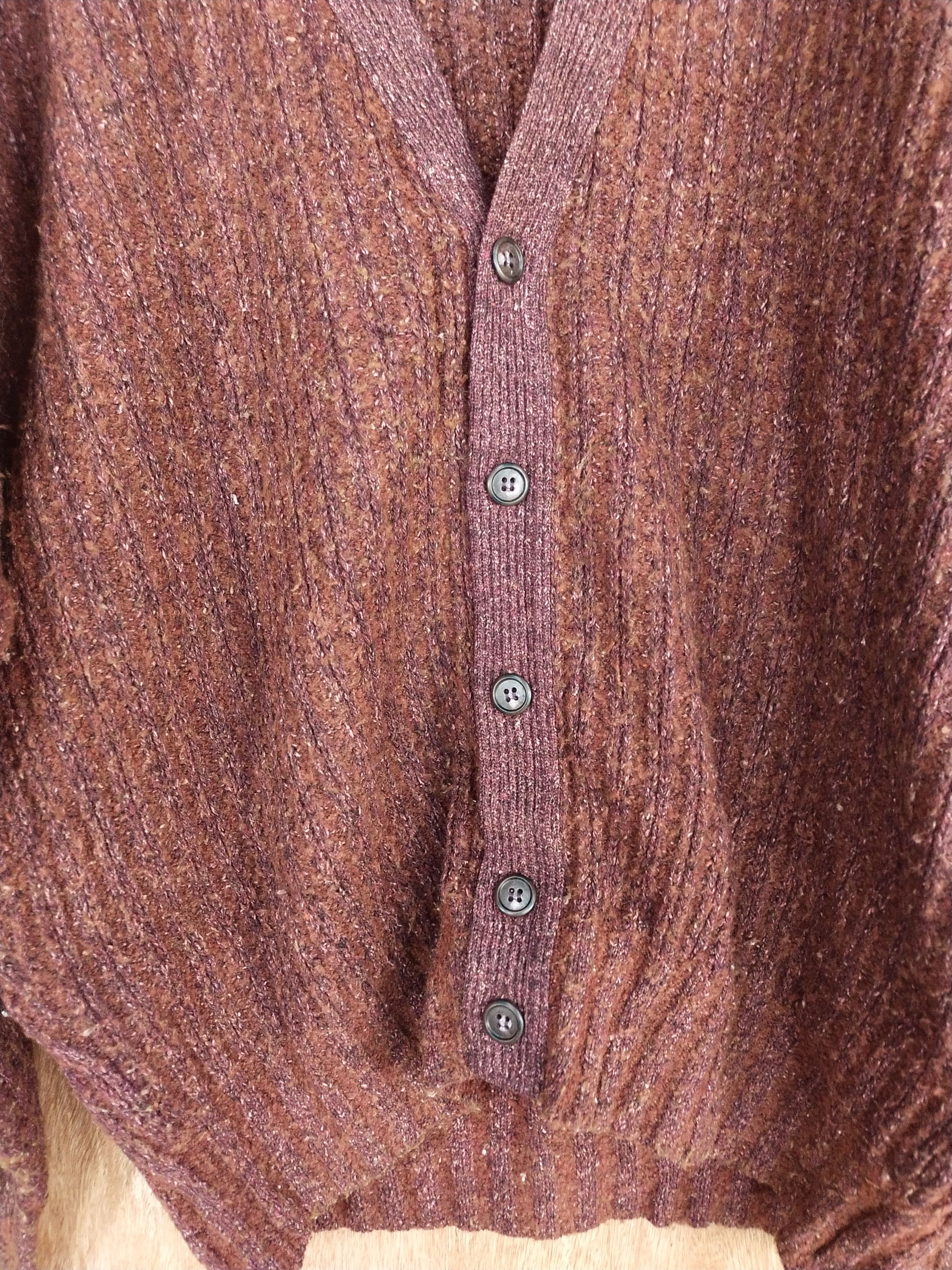 Austin Reed DL Austin Reed brown vintage cardigan Knitwear #S096 Size US L / EU 52-54 / 3 - 5 Thumbnail