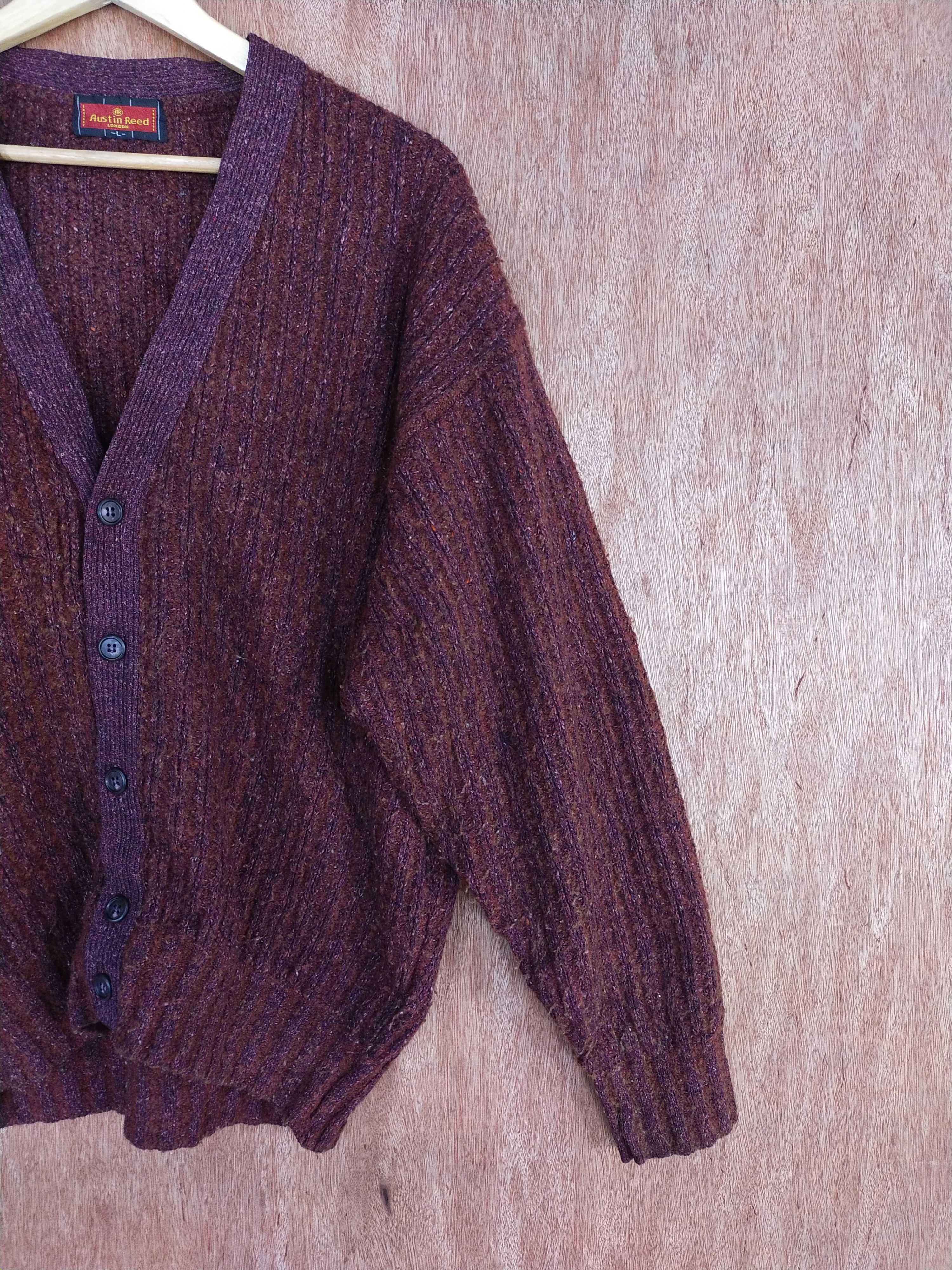 Austin Reed DL Austin Reed brown vintage cardigan Knitwear #S096 Size US L / EU 52-54 / 3 - 3 Thumbnail