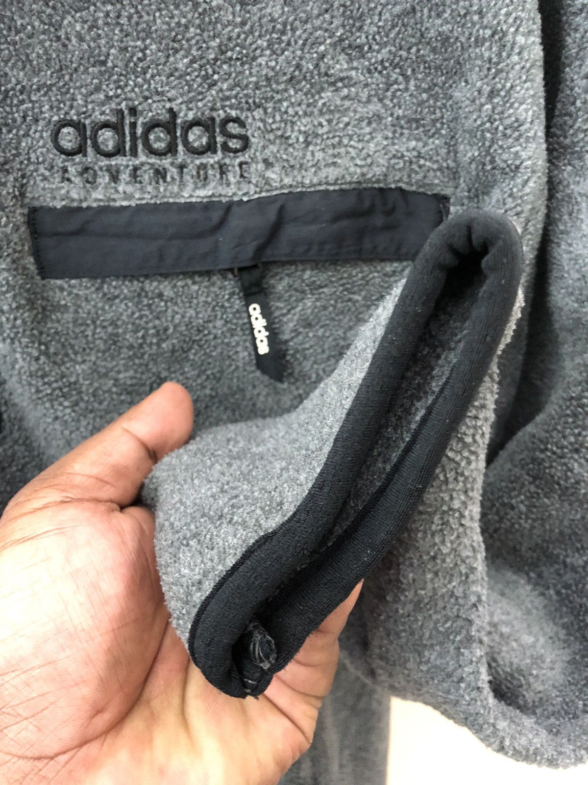 Adidas × Japanese Brand × Vintage Vintage Adidas Adventurers fleece pullover zipper vest Size US XL / EU 56 / 4 - 7 Thumbnail