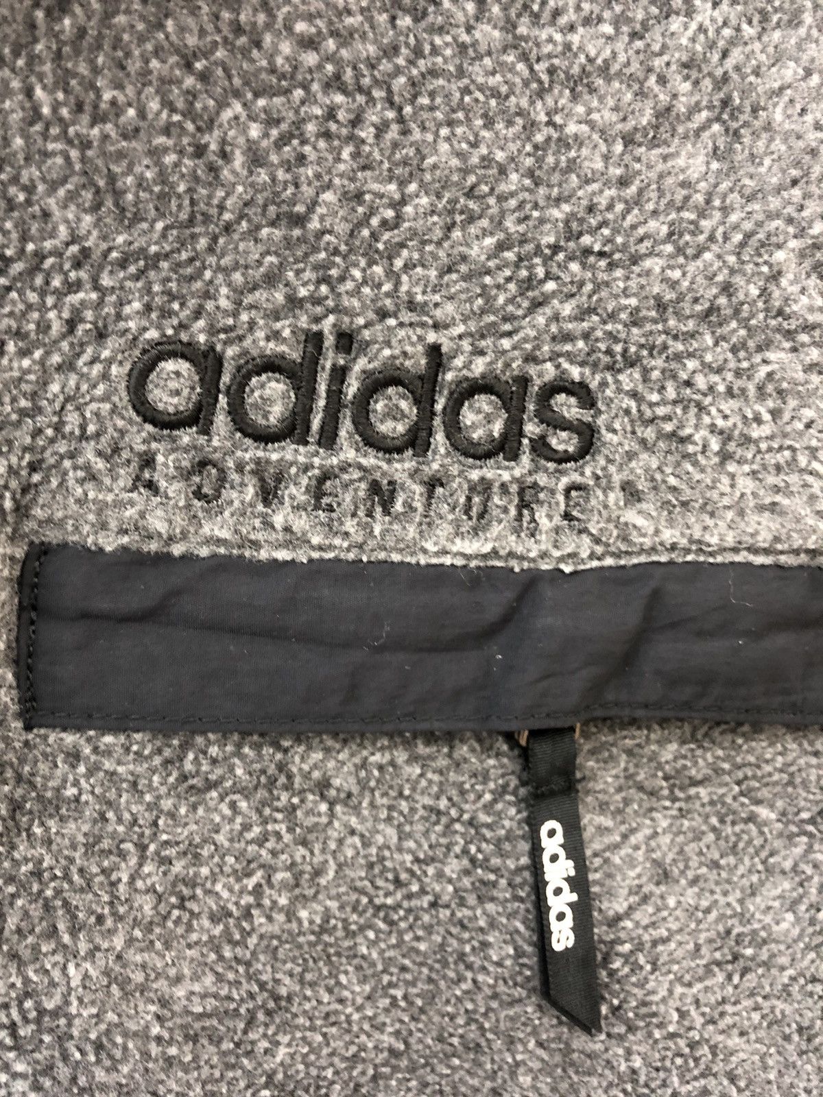 Adidas × Japanese Brand × Vintage Vintage Adidas Adventurers fleece pullover zipper vest Size US XL / EU 56 / 4 - 4 Thumbnail