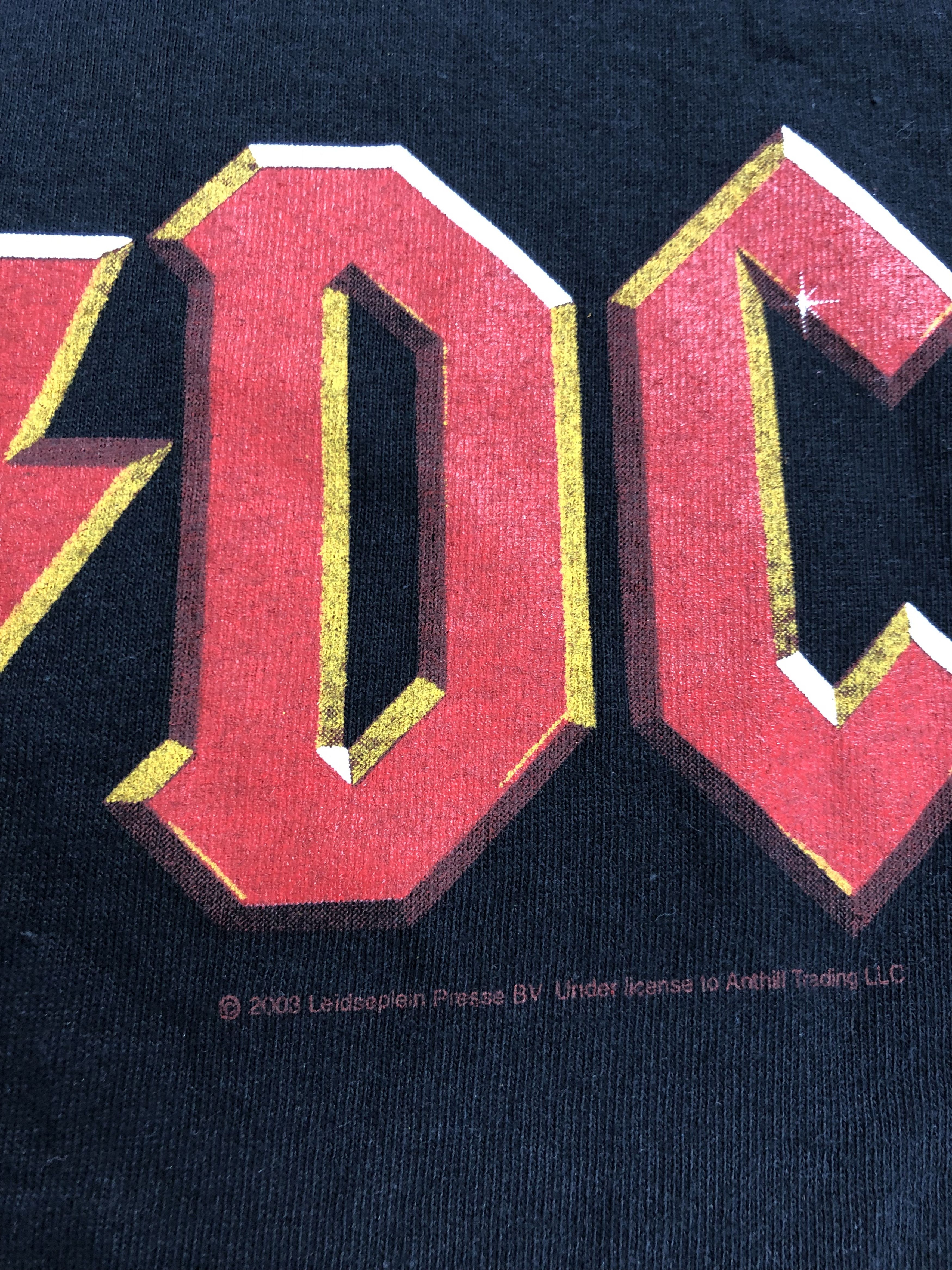 Band Tees Vintage 2003 AC/DC (Guns N' Roses Pink Floyd Black Sabbath) Size US M / EU 48-50 / 2 - 3 Thumbnail