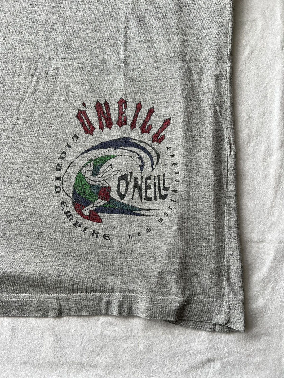 O'Neill Vintage 90s Oneill O'Neill Streetwear Gray Tee (Surf Style) Size US XL / EU 56 / 4 - 4 Thumbnail