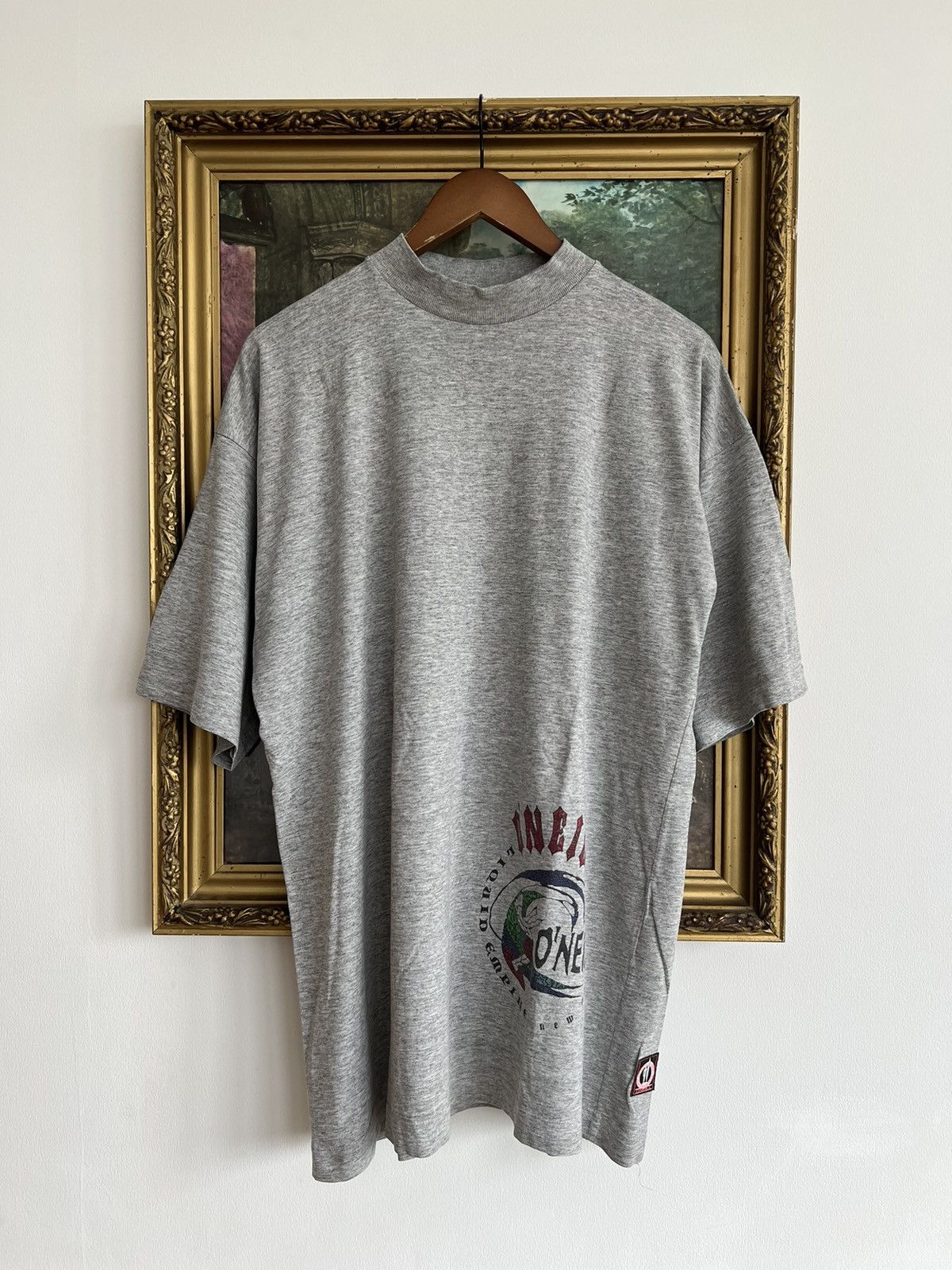O'Neill Vintage 90s Oneill O'Neill Streetwear Gray Tee (Surf Style) Size US XL / EU 56 / 4 - 2 Thumbnail