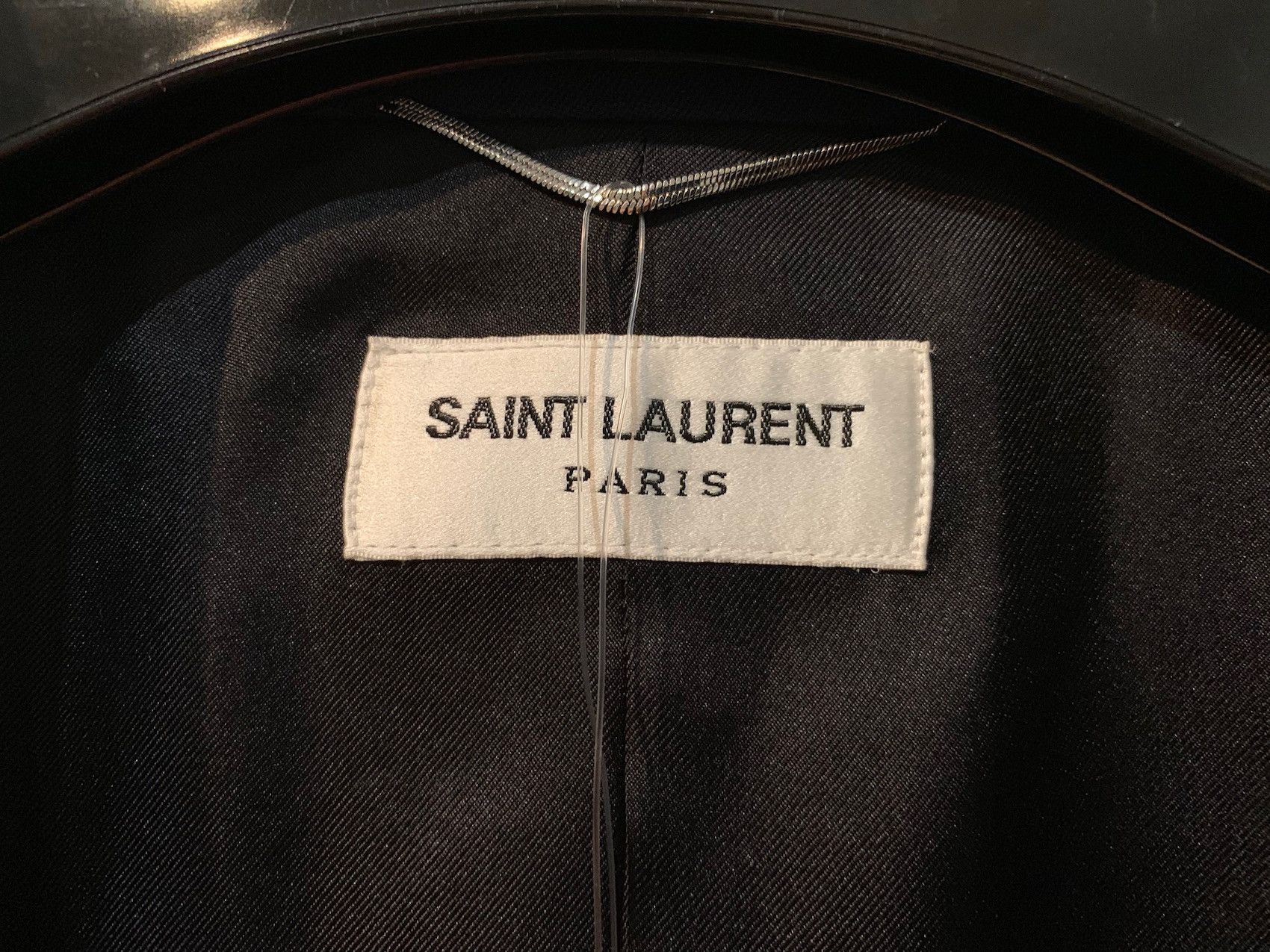 Hedi Slimane × Saint Laurent Paris FW'15 Blazer Silk Lapel Size 40R - 3 Thumbnail