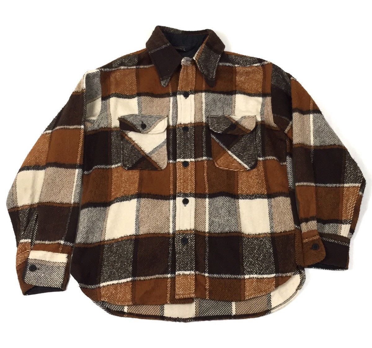 JCPenney × Vintage Jc Penny Towncraft Checked Plaid Tartan Wool Jacket Size US L / EU 52-54 / 3 - 1 Thumbnail