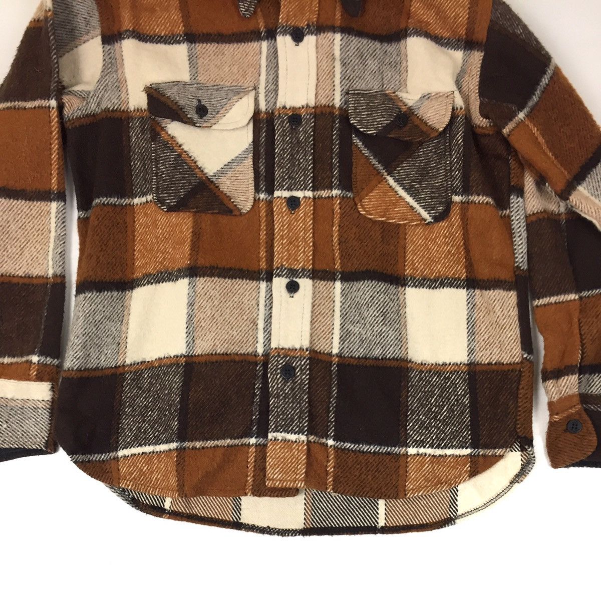JCPenney × Vintage Jc Penny Towncraft Checked Plaid Tartan Wool Jacket Size US L / EU 52-54 / 3 - 4 Thumbnail