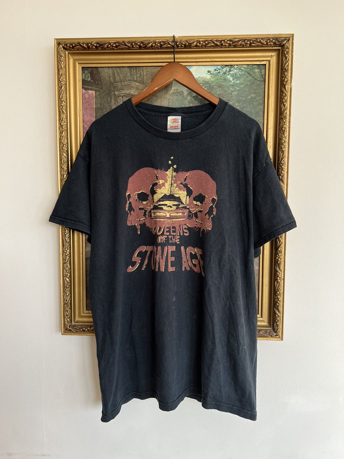 Band Tees Vintage 2000s Queens of the Stone Black Promo Tee Size US XL / EU 56 / 4 - 1 Thumbnail