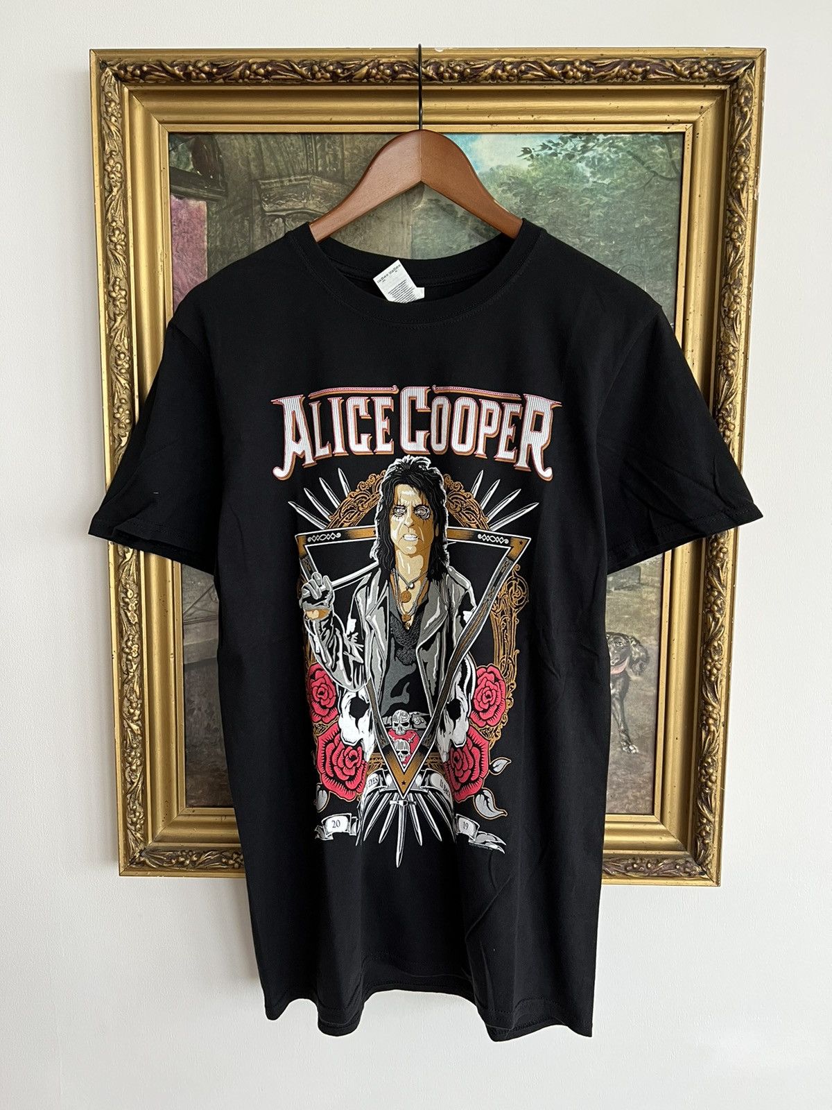 Vintage 2019 Alice Cooper Tour Black Tee