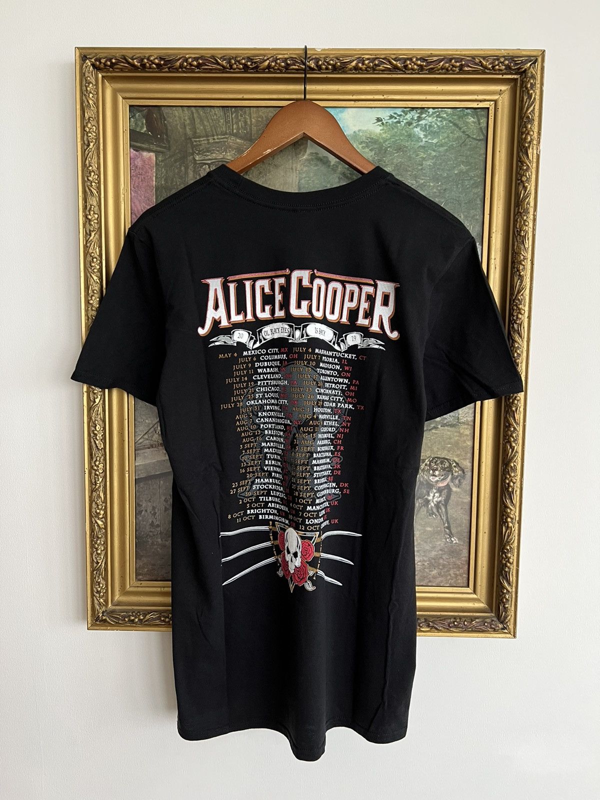 Band Tees Vintage 2019 Alice Cooper Tour Black Tee Size US M / EU 48-50 / 2 - 2 Thumbnail