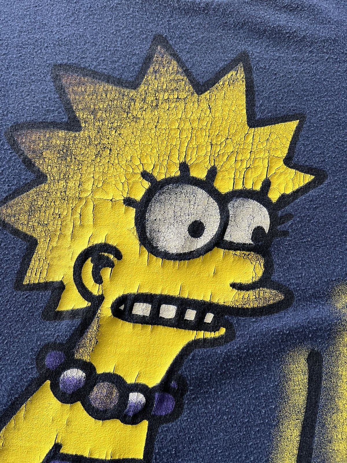 The Simpsons Vintage 90s The Simpsons Lisa Navy Tee (King of the Hill) Size US M / EU 48-50 / 2 - 5 Thumbnail