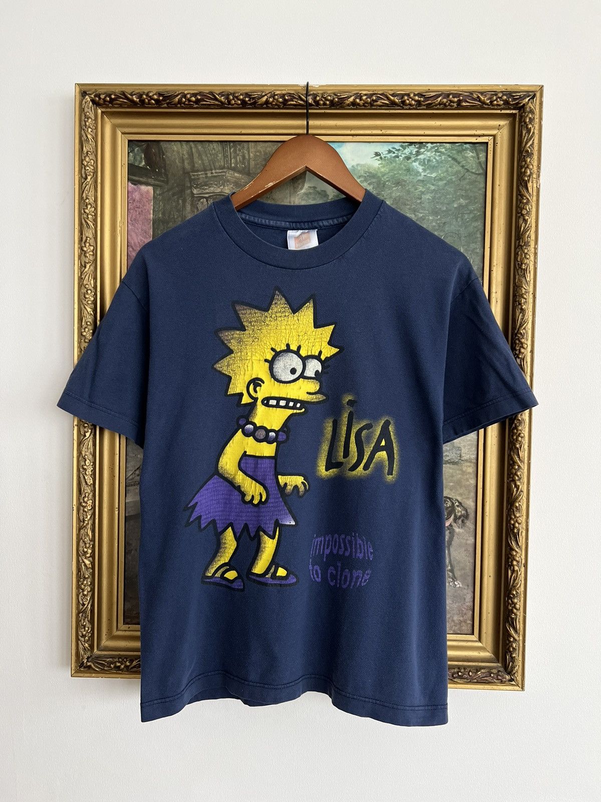 Vintage 90s The Simpsons Lisa Navy Tee (King of the Hill)