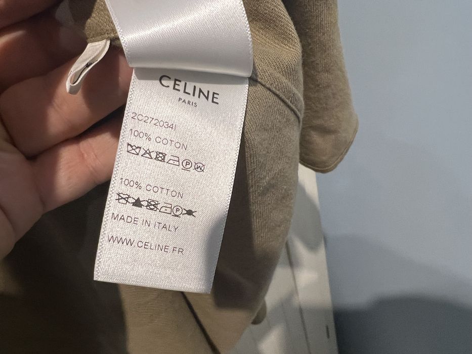 Celine Celine Men's SS’20 Shirt Military Size Large Khaki Beige | Grailed