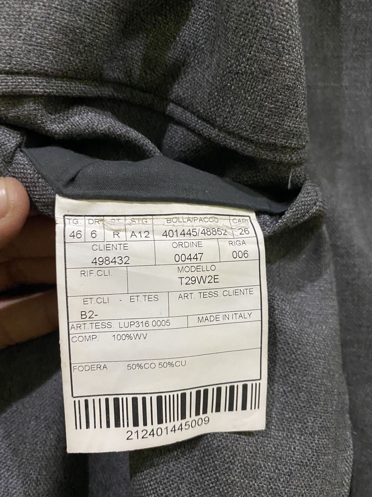 Boglioli × Designer BIOGLIOLI FORMAL BLAZER Size 46R - 7 Thumbnail