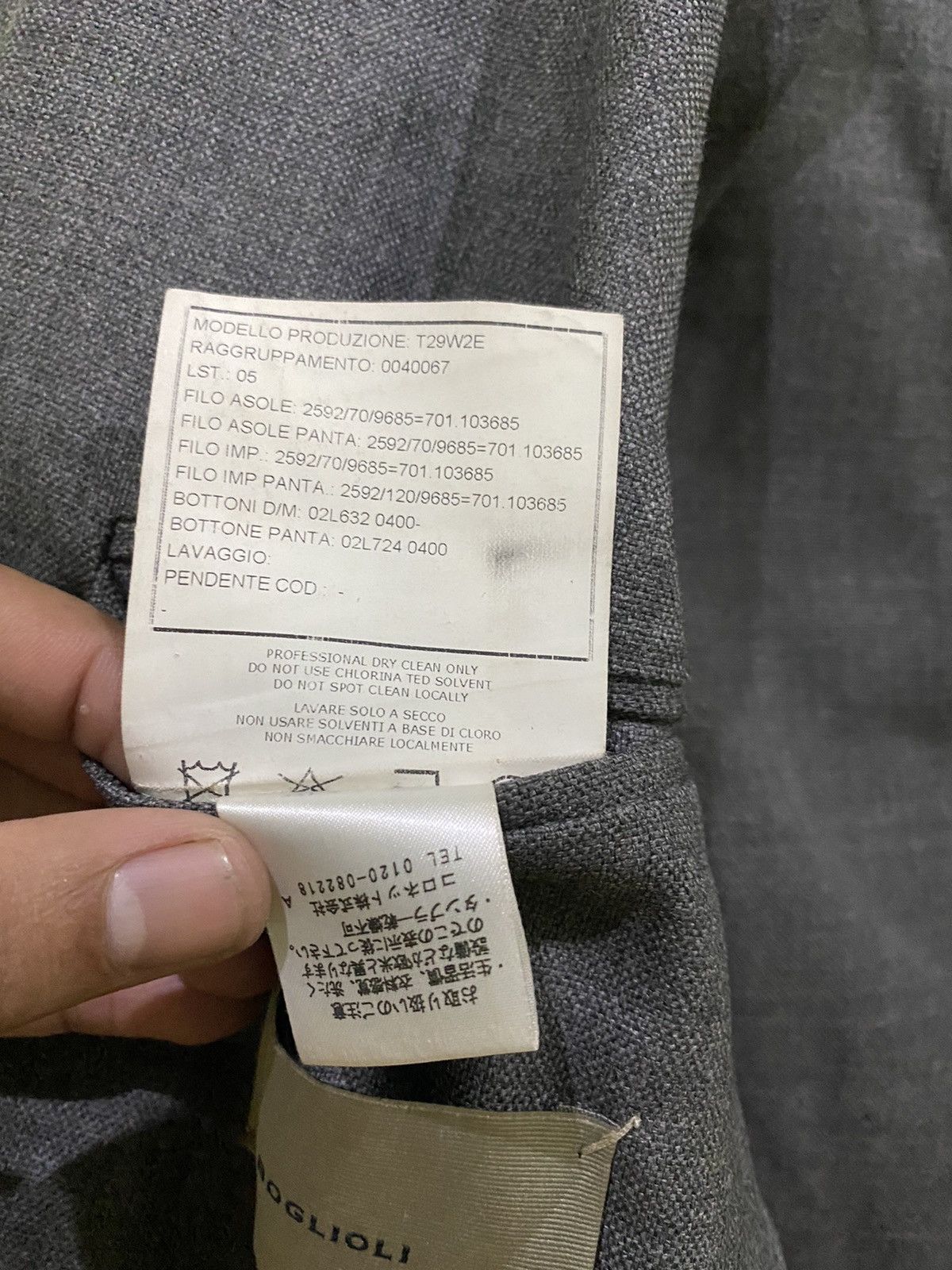 Boglioli × Designer BIOGLIOLI FORMAL BLAZER Size 46R - 8 Thumbnail