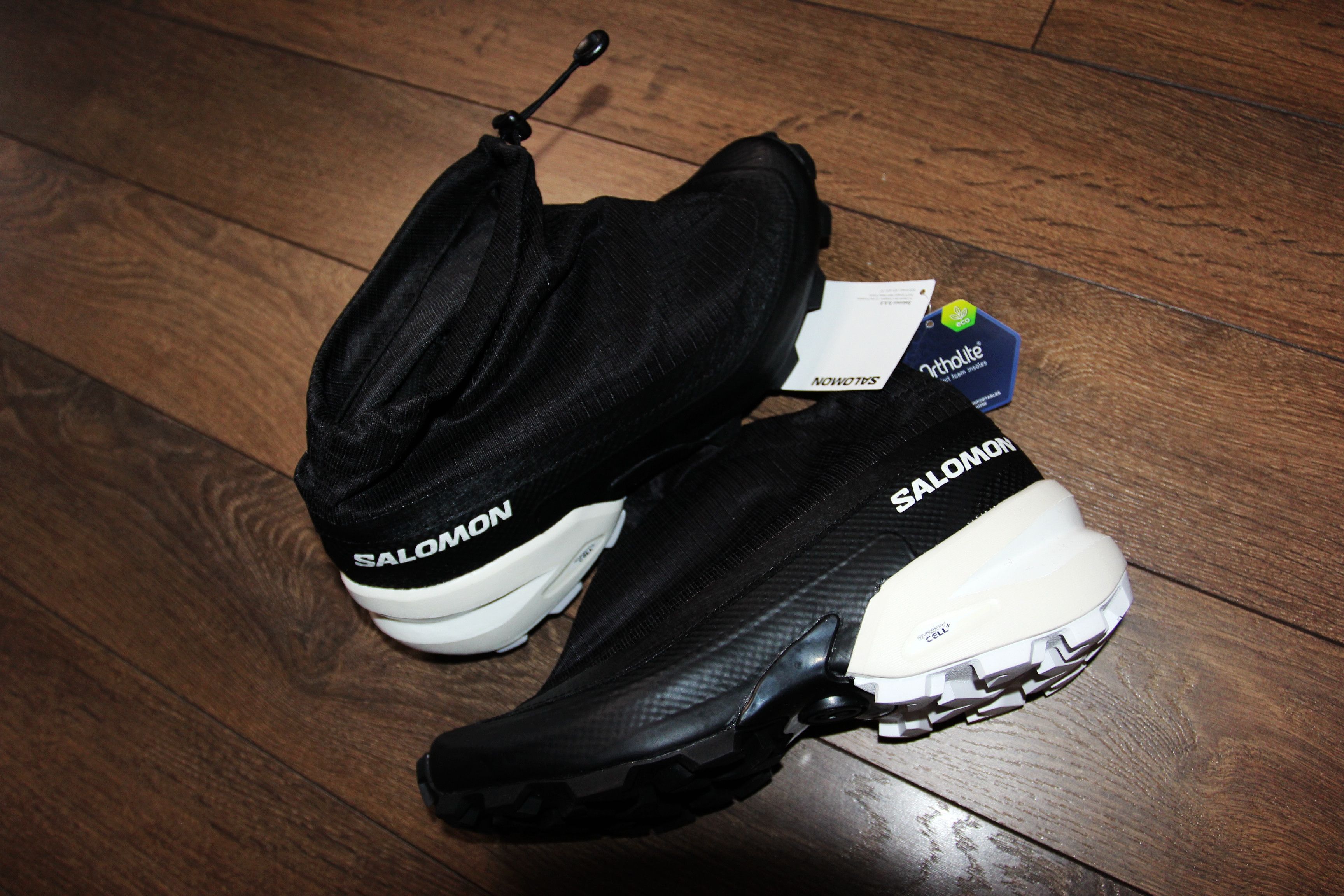 Maison Margiela × Salomon BNWT SS23 MAISON MARGIELA x SALOMON CROSS LOW BLK 38 Size US 5.5 / EU 38 - 3 Thumbnail