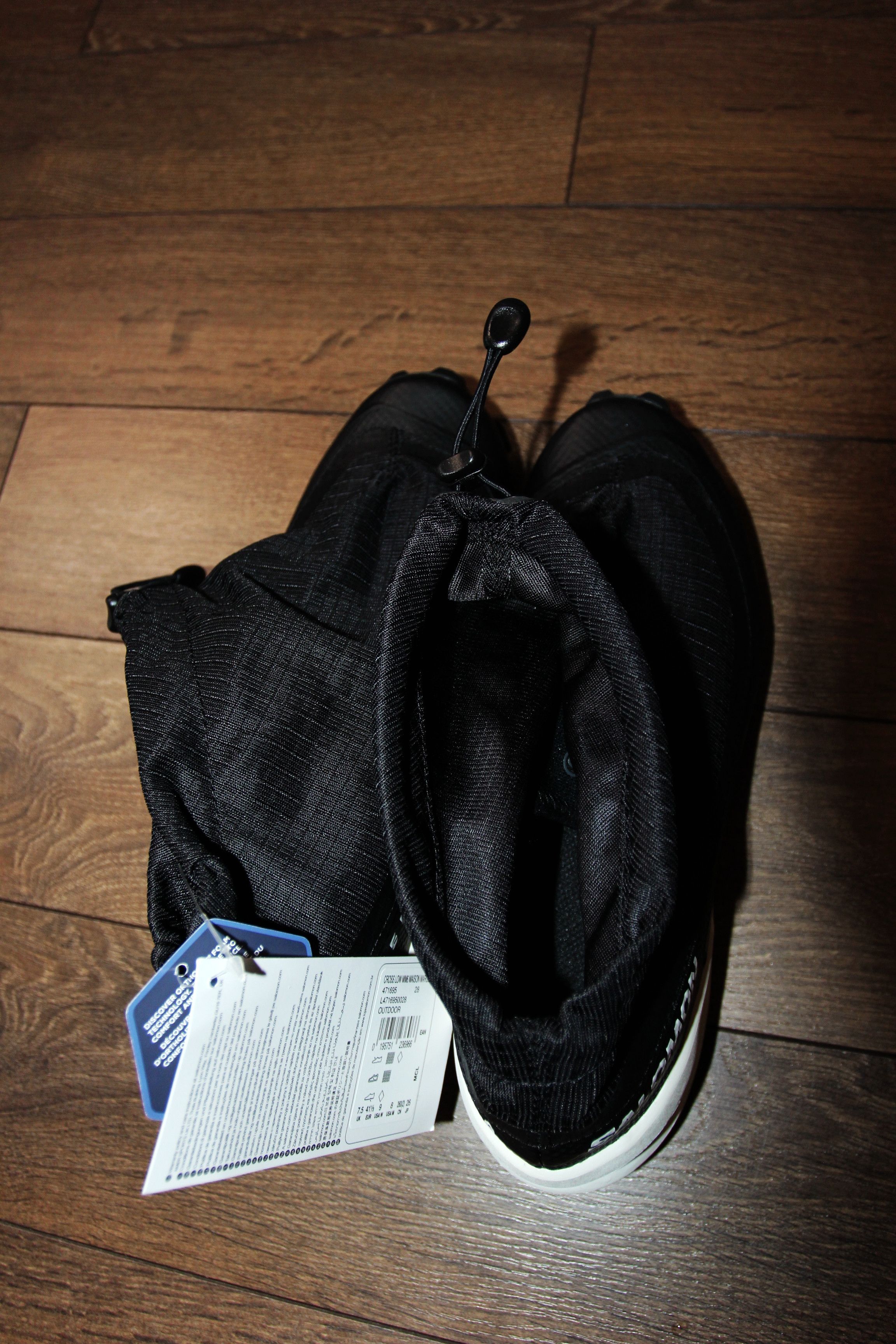 Maison Margiela × Salomon BNWT SS23 MAISON MARGIELA x SALOMON CROSS LOW BLK 38 Size US 5.5 / EU 38 - 4 Thumbnail