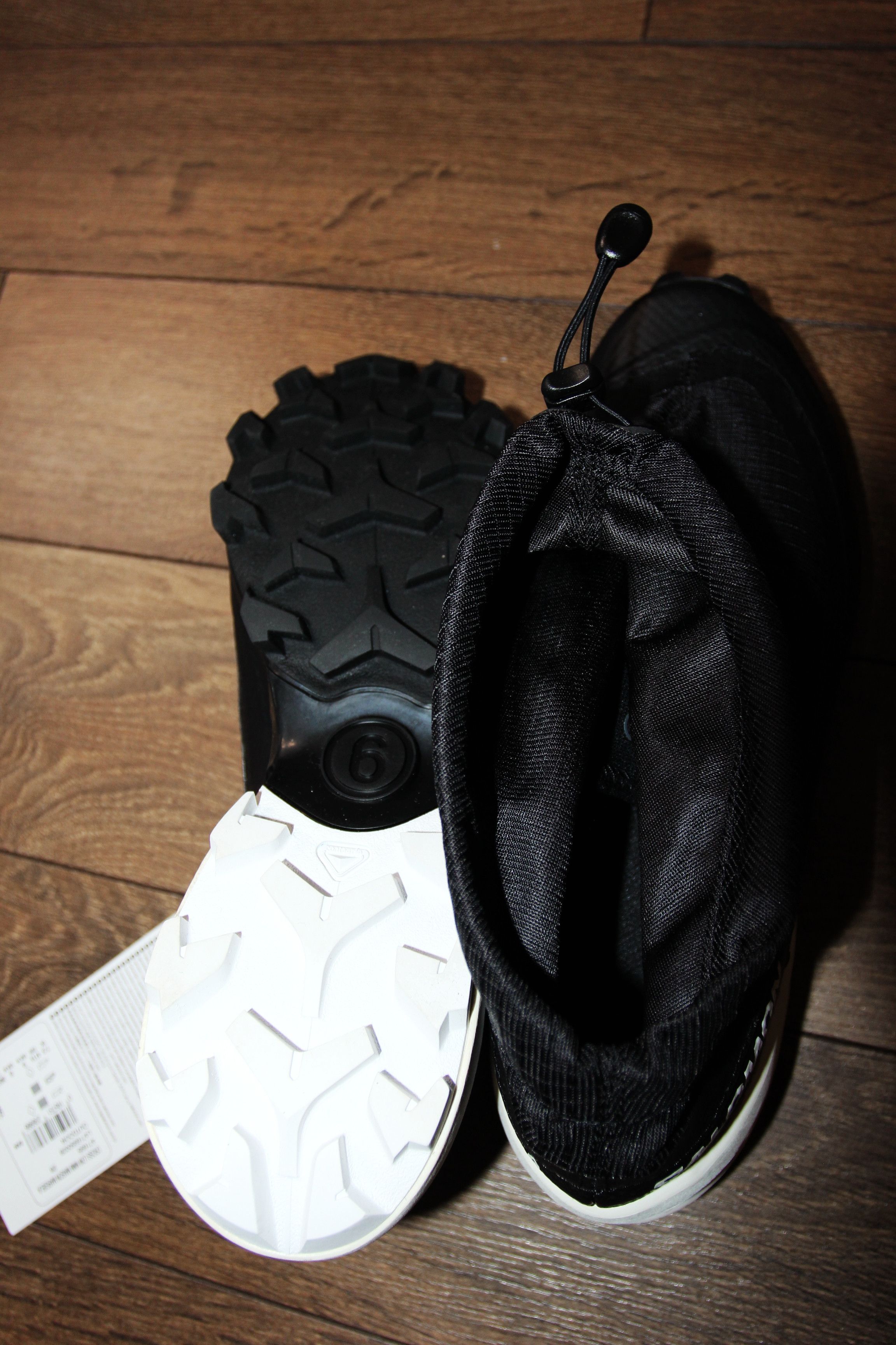 Maison Margiela × Salomon BNWT SS23 MAISON MARGIELA x SALOMON CROSS LOW BLK 38 Size US 5.5 / EU 38 - 5 Thumbnail