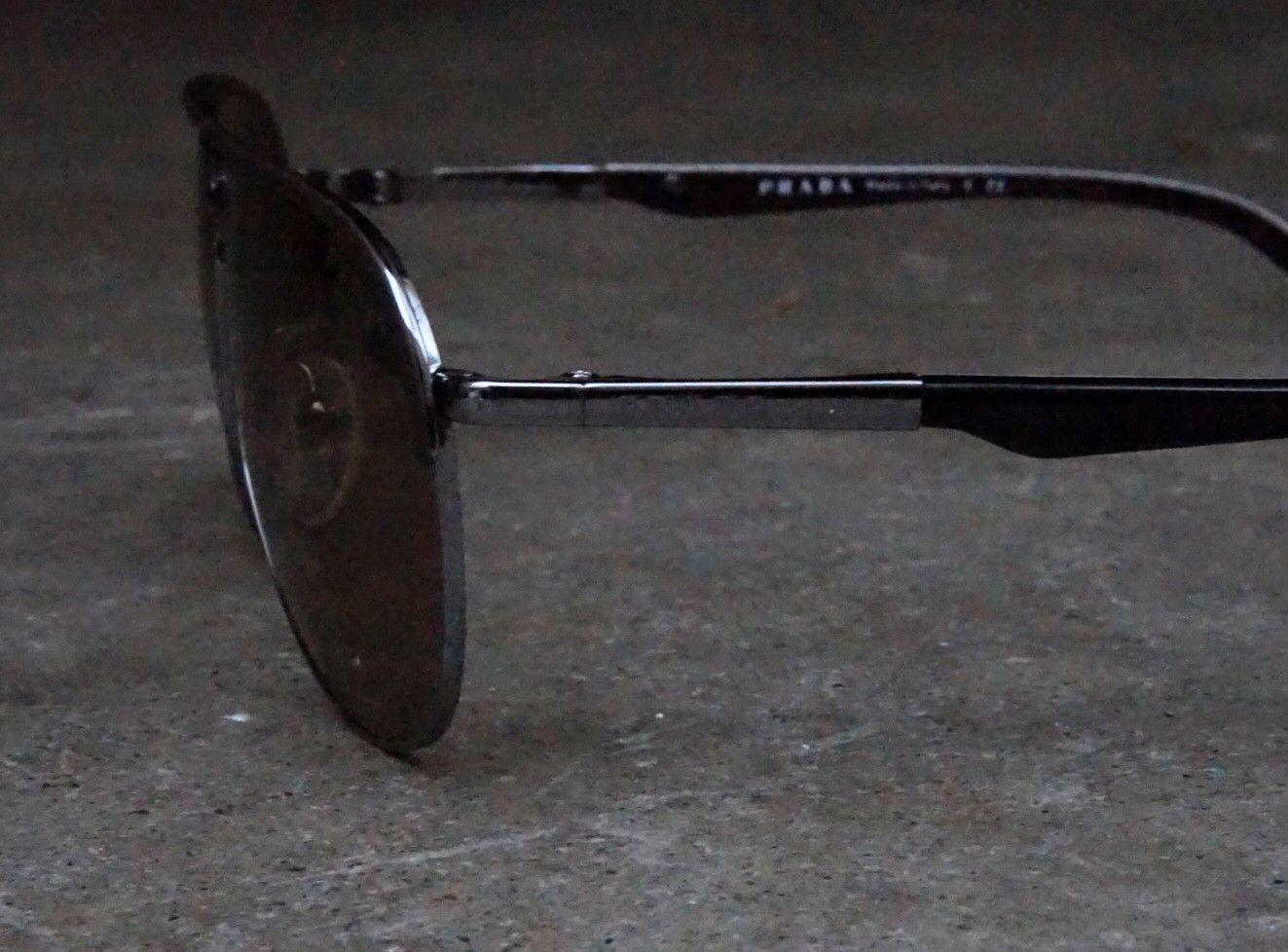 Prada Prada Sunglasses SPR51Q Aviator Brown Lens Italy Size ONE SIZE - 5 Thumbnail